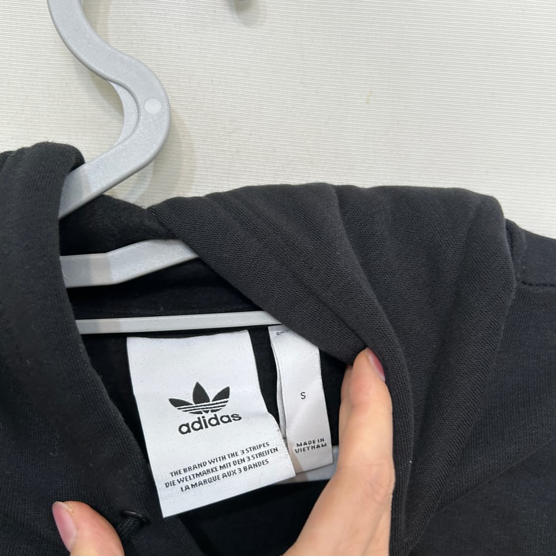 아디다스 기모 후드 티셔츠 남녀공용 90 상품이미지3