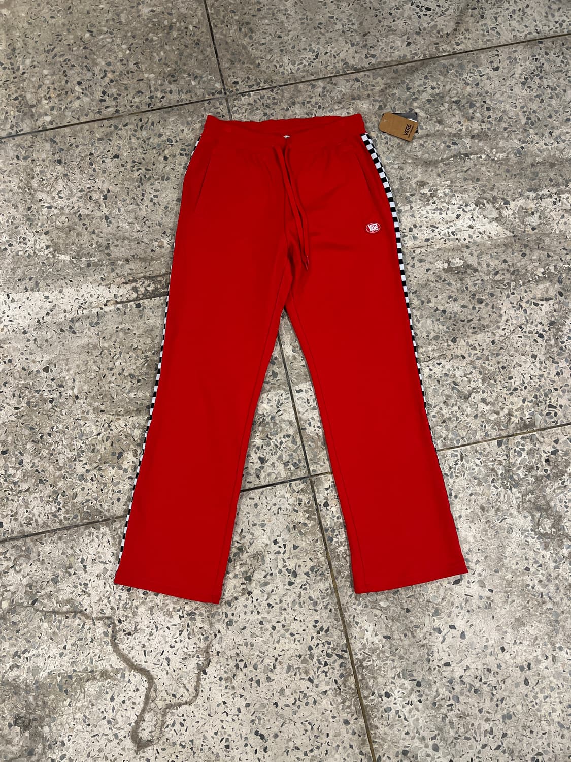 L) (데드스탁) 반스 VANS 레드 트레이닝 팬츠 P104 상품이미지1