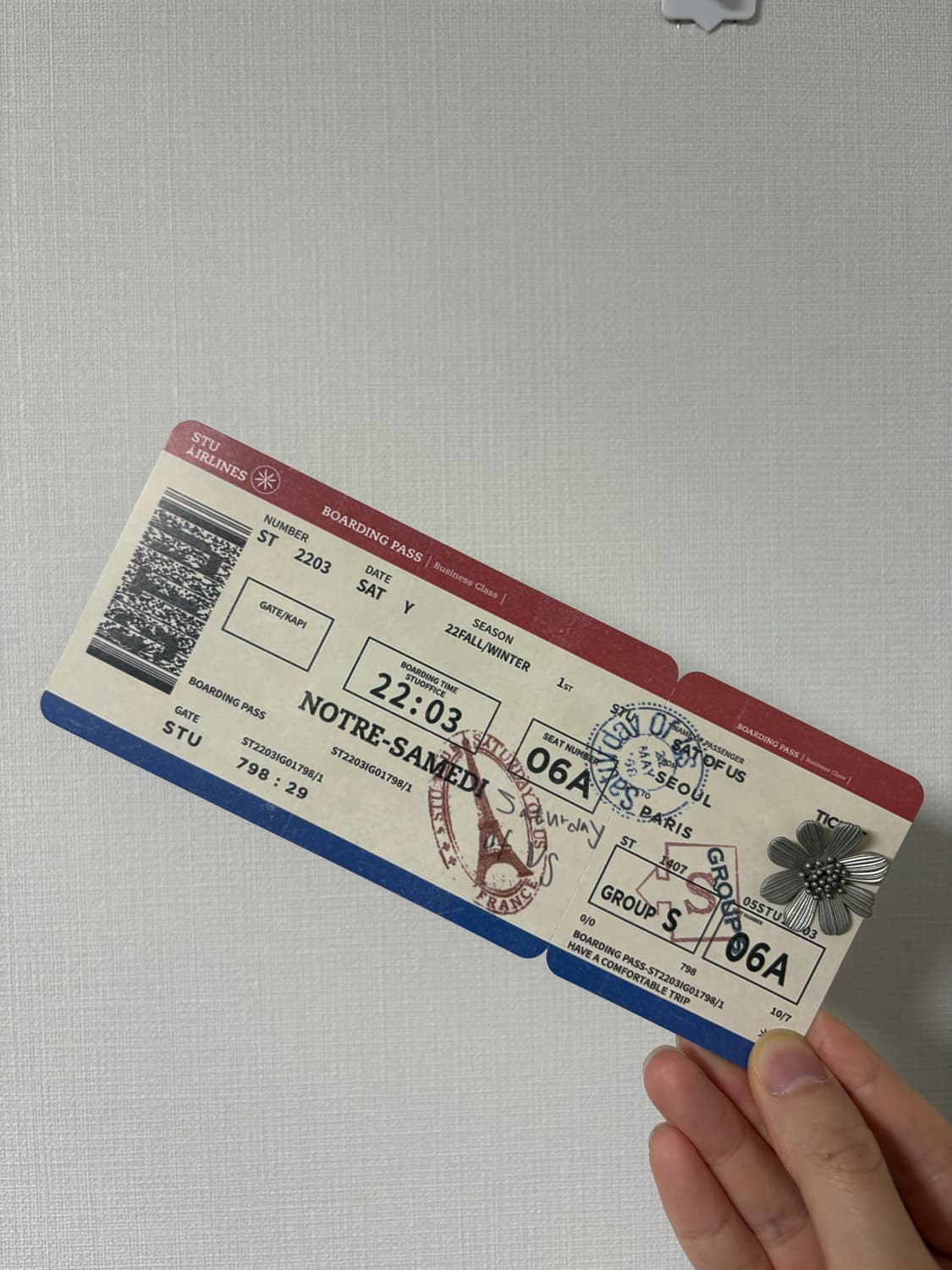 stu 플라워 브로치 상품이미지1