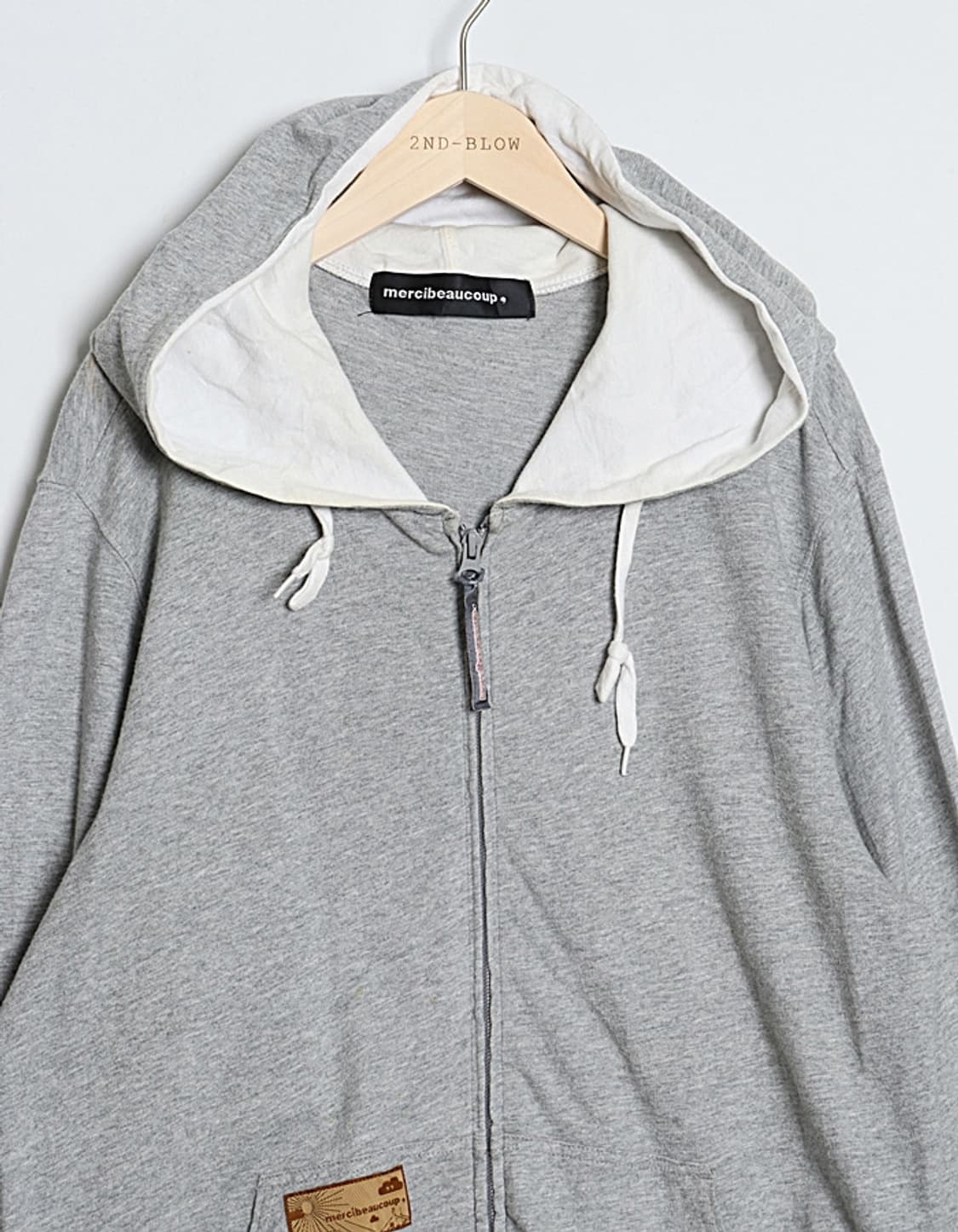 mercibeaucoup' Jersey Cotton Zip Hoodie 상품이미지2