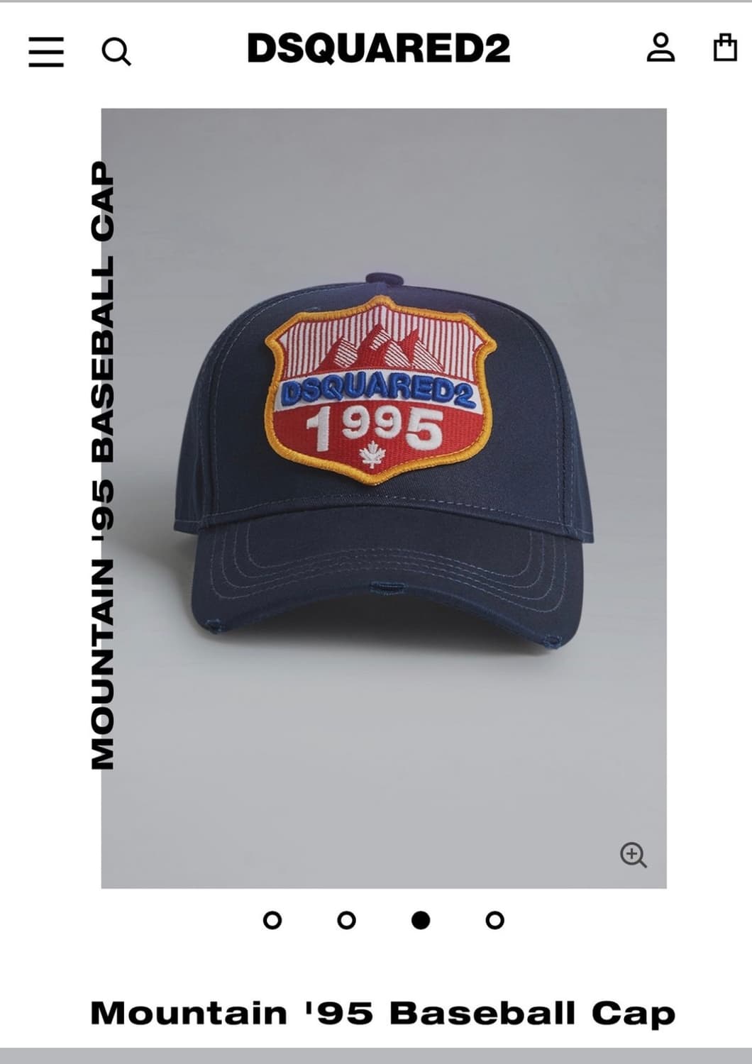 디스퀘어드2 블랙 볼캡 상품이미지1