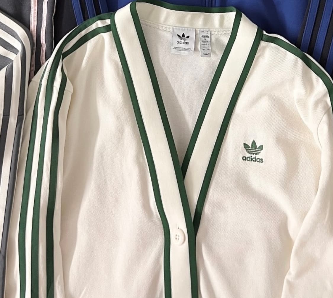 아디다스 흰초 대대장 가디건 상품이미지2