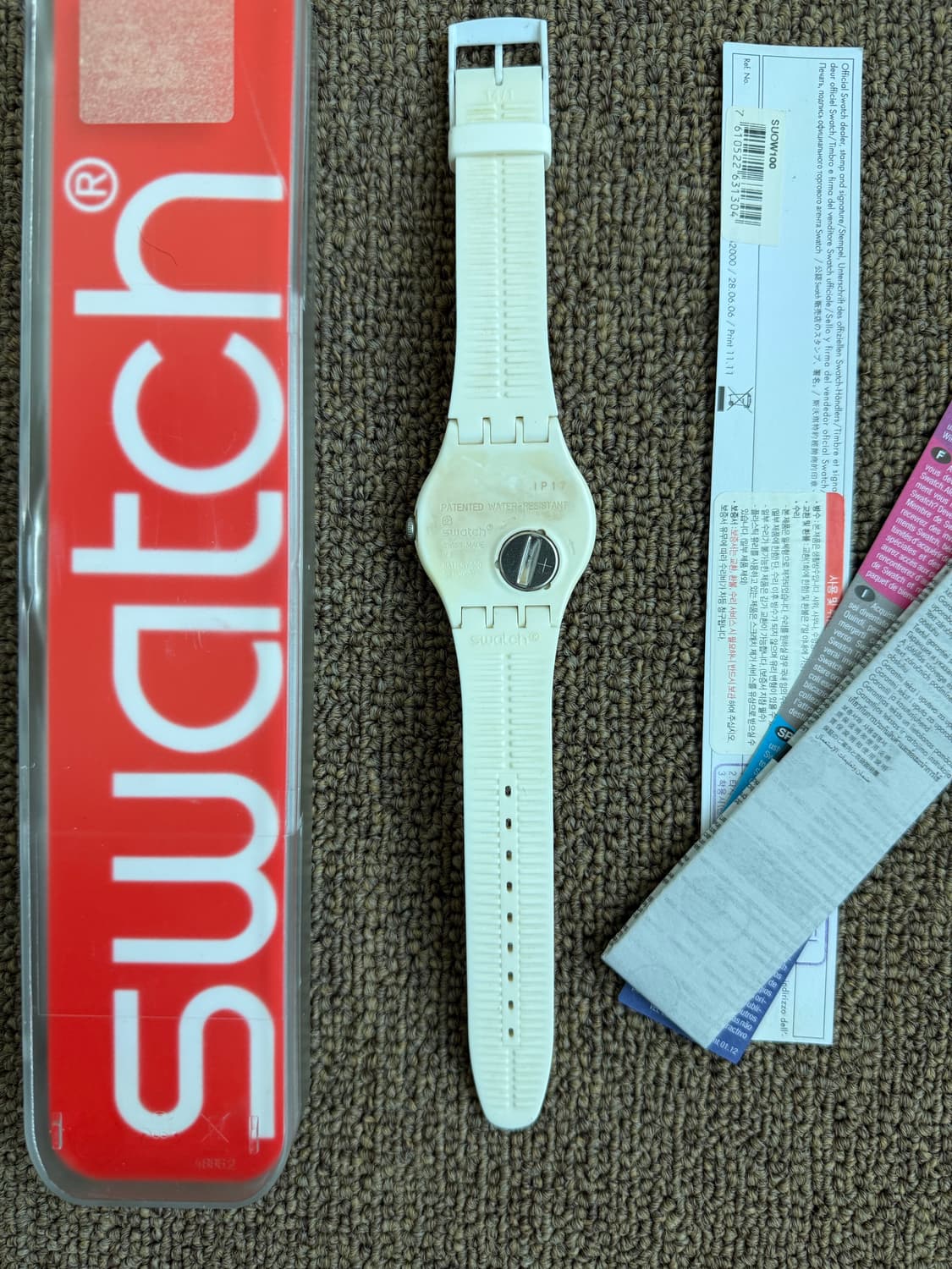 Swatch 스와치 팝아트 오픈 다이얼 실리콘 시계 워치 상품이미지3