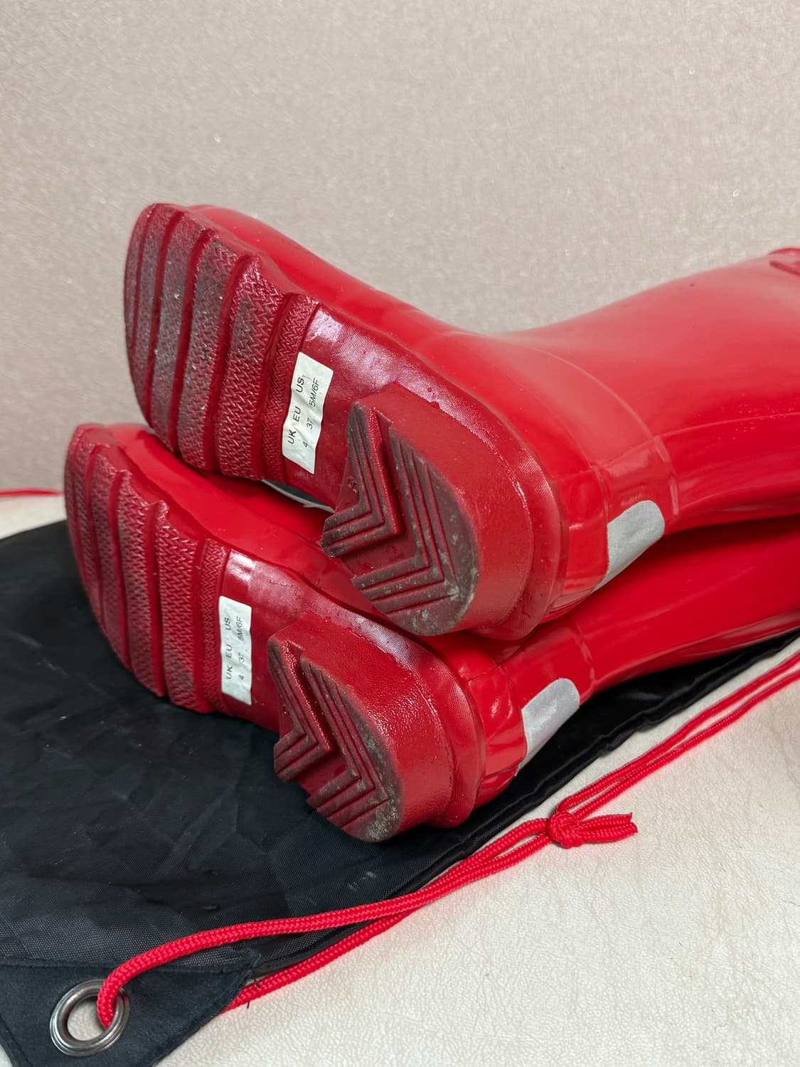 Hunter Rain Boots Glossy Red 상품이미지3