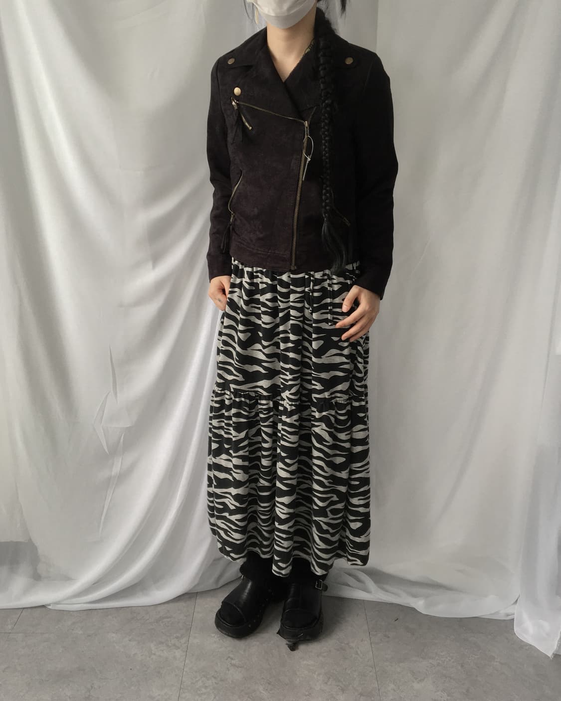 Fake suede rider jacket 상품이미지8