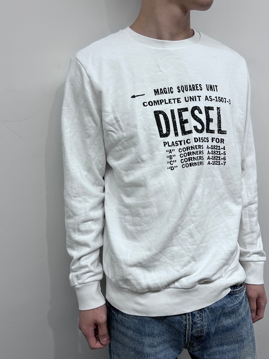 디젤 인더스트리얼 로고 롱슬리브 상품이미지2