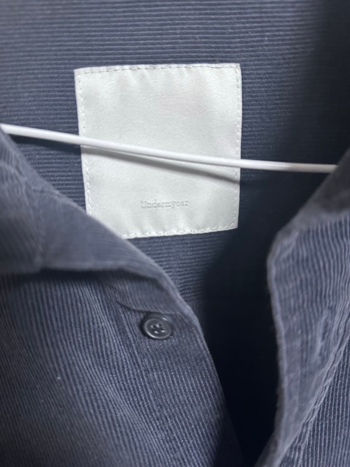 [2] 언더마이카 코듀로이 셔츠 네이비 상품이미지4