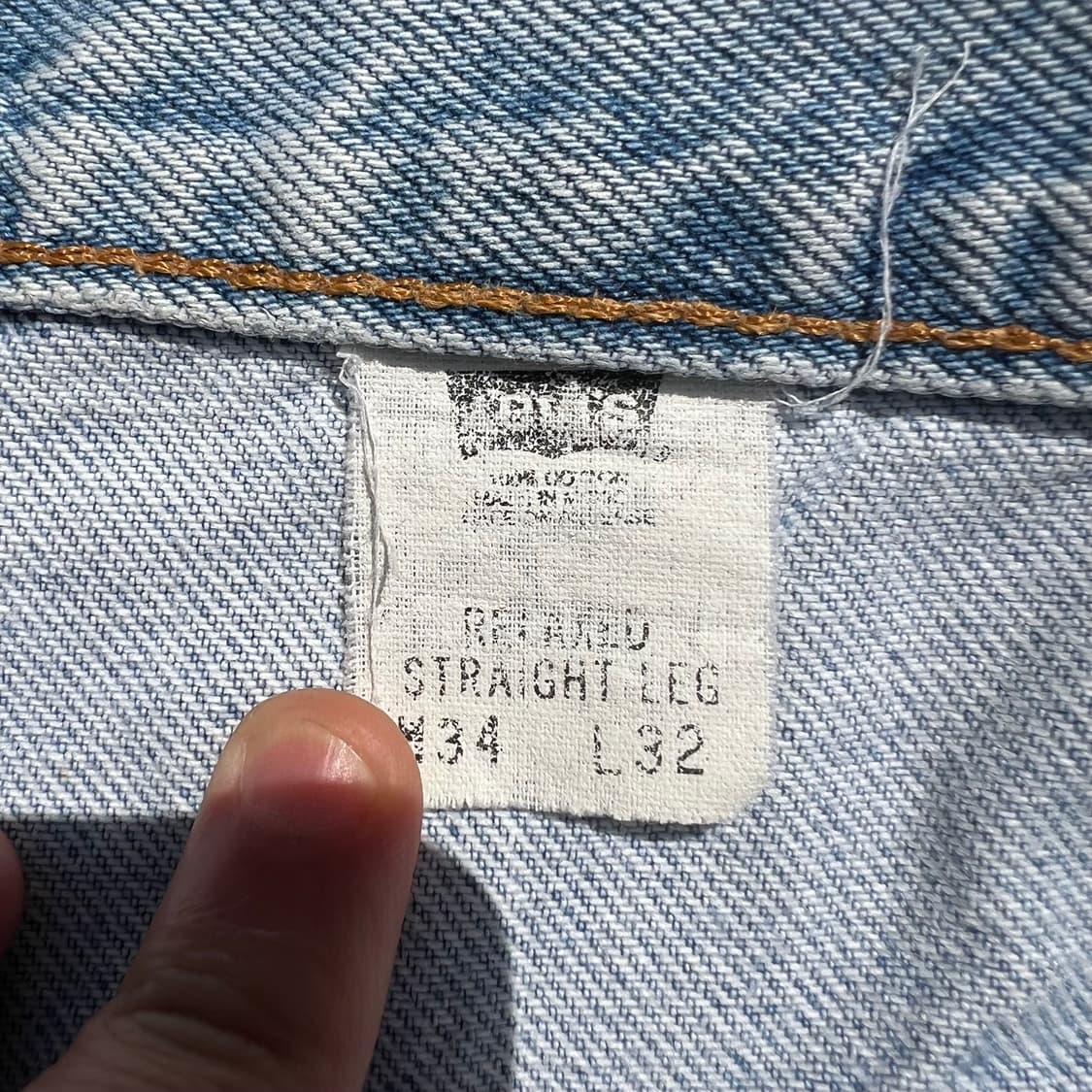 00’s 리바이스 550 데님 팬츠 상품이미지9