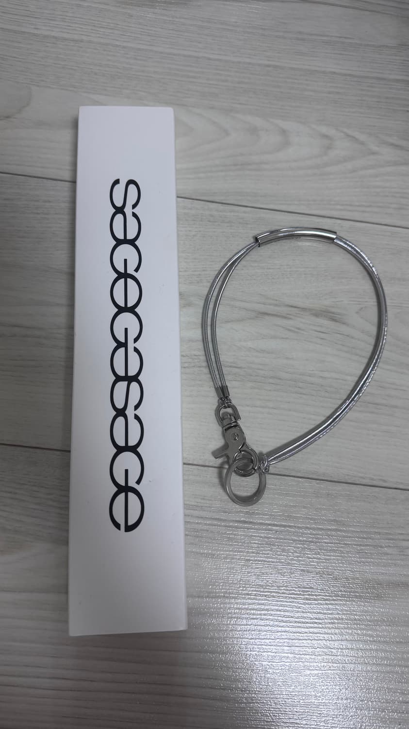 세이지가세이지 글로시 실버 체인 목걸이 상품이미지2