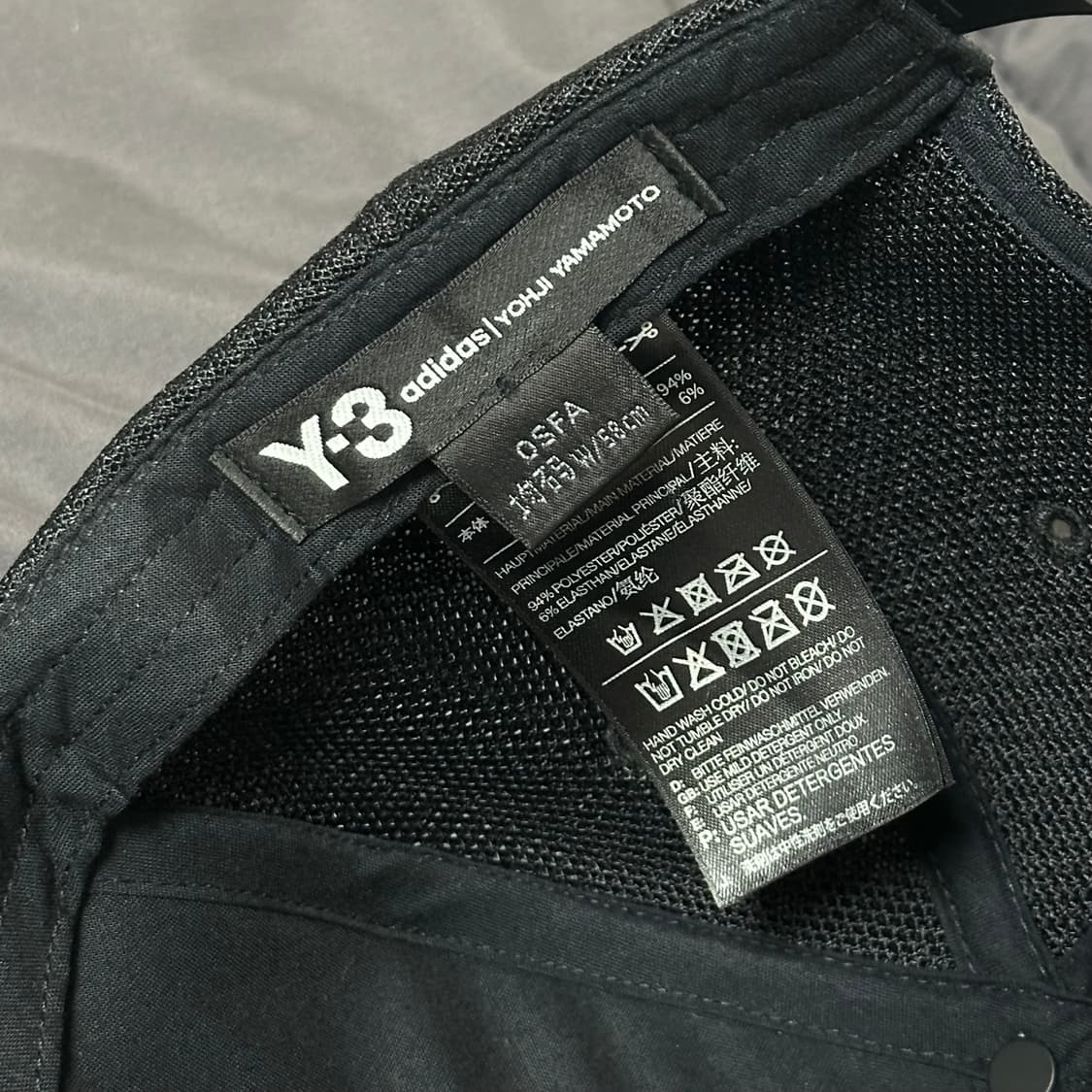 Y-3 요지 야마모토 볼캡 상품이미지2