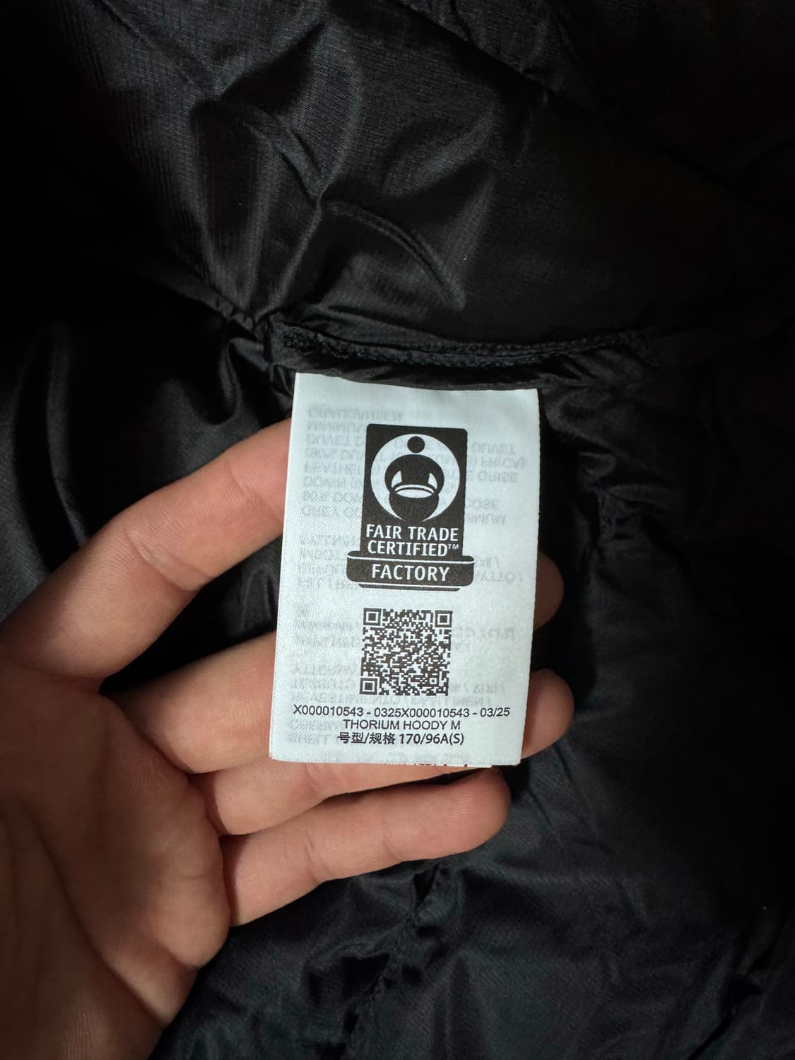 아크테릭스 토륨 후디 블랙 S 상품이미지10