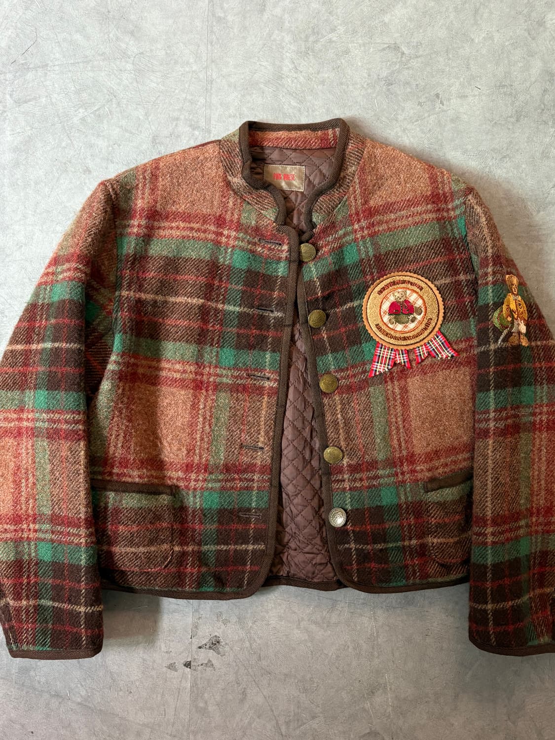 Pink House 핑크하우스 체크 울 자켓 상품이미지1