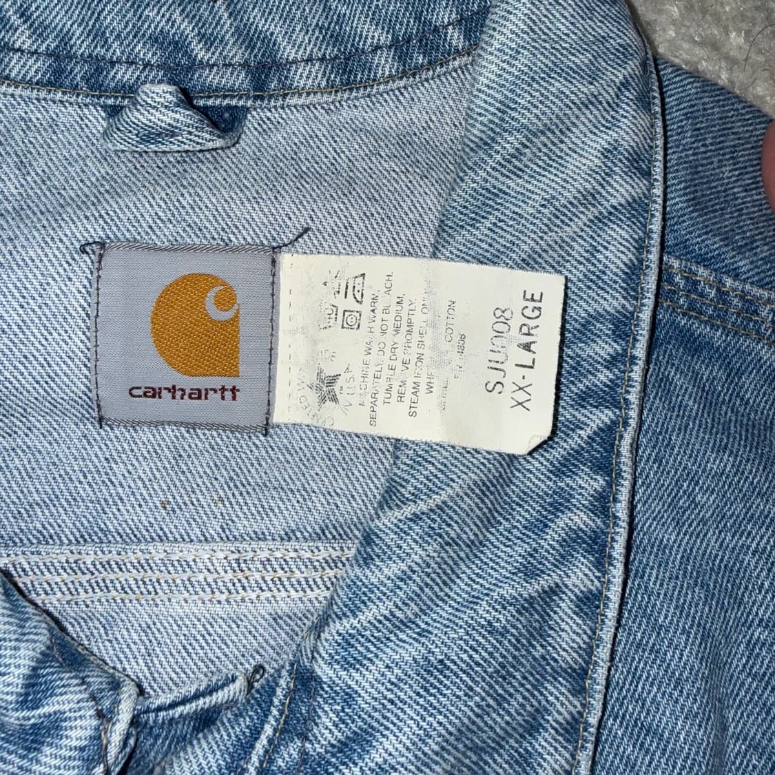칼하트 SJU 008 데님자켓 2XL 상품이미지3