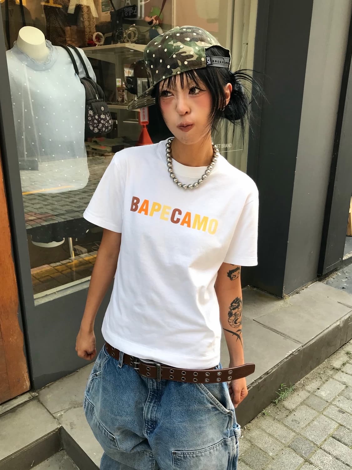 ⭐️ 베이프 카모패턴 프린팅 반팔 티셔츠 ⭐️ 상품이미지1