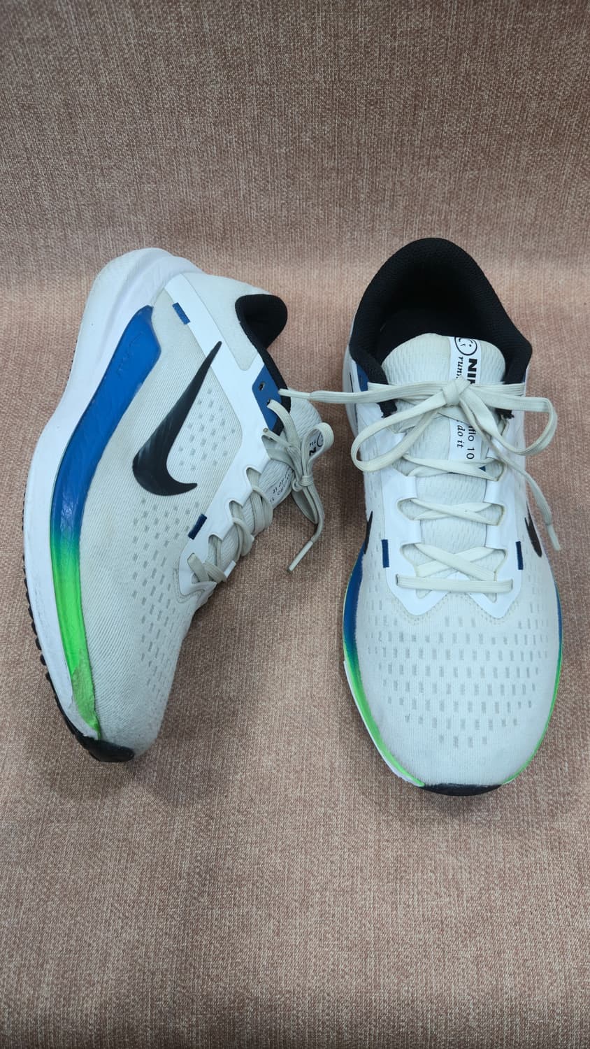 나이키 260mm- 에어 윈플로10 화이트 블랙 스타 블루 런닝화 상품이미지1