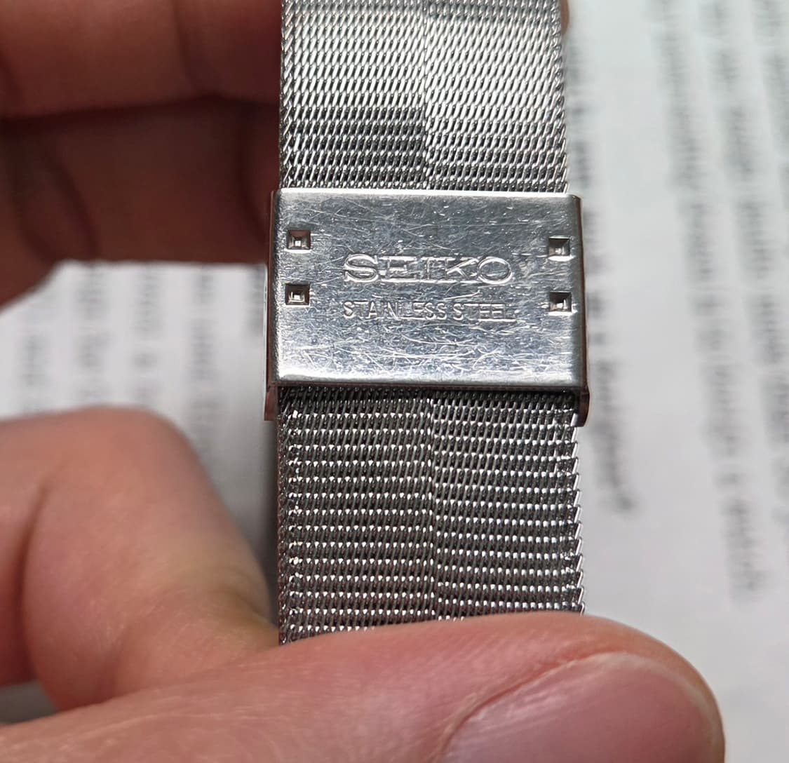 빈티지 세이코 샤리오탱크 오렌지다홍 수동명기(2220A) 드레스워치 상품이미지7