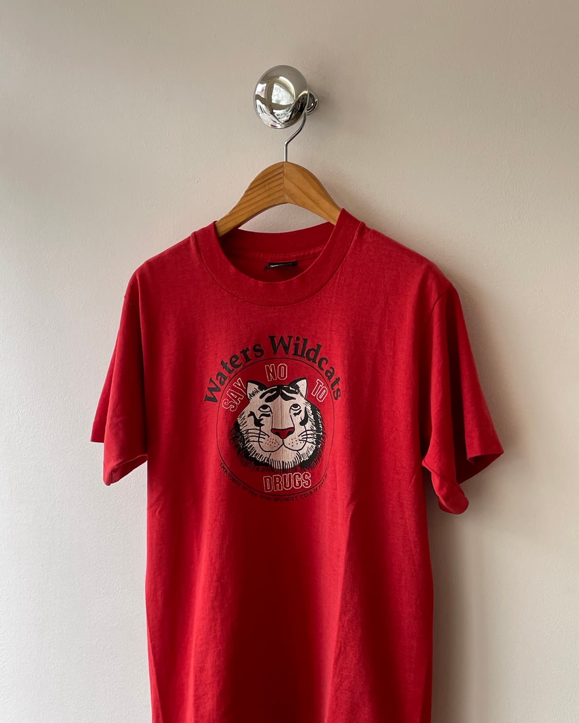 80‘s USA “No Drugs” T-shirt 빈티지 캠페인 티셔츠 상품이미지2