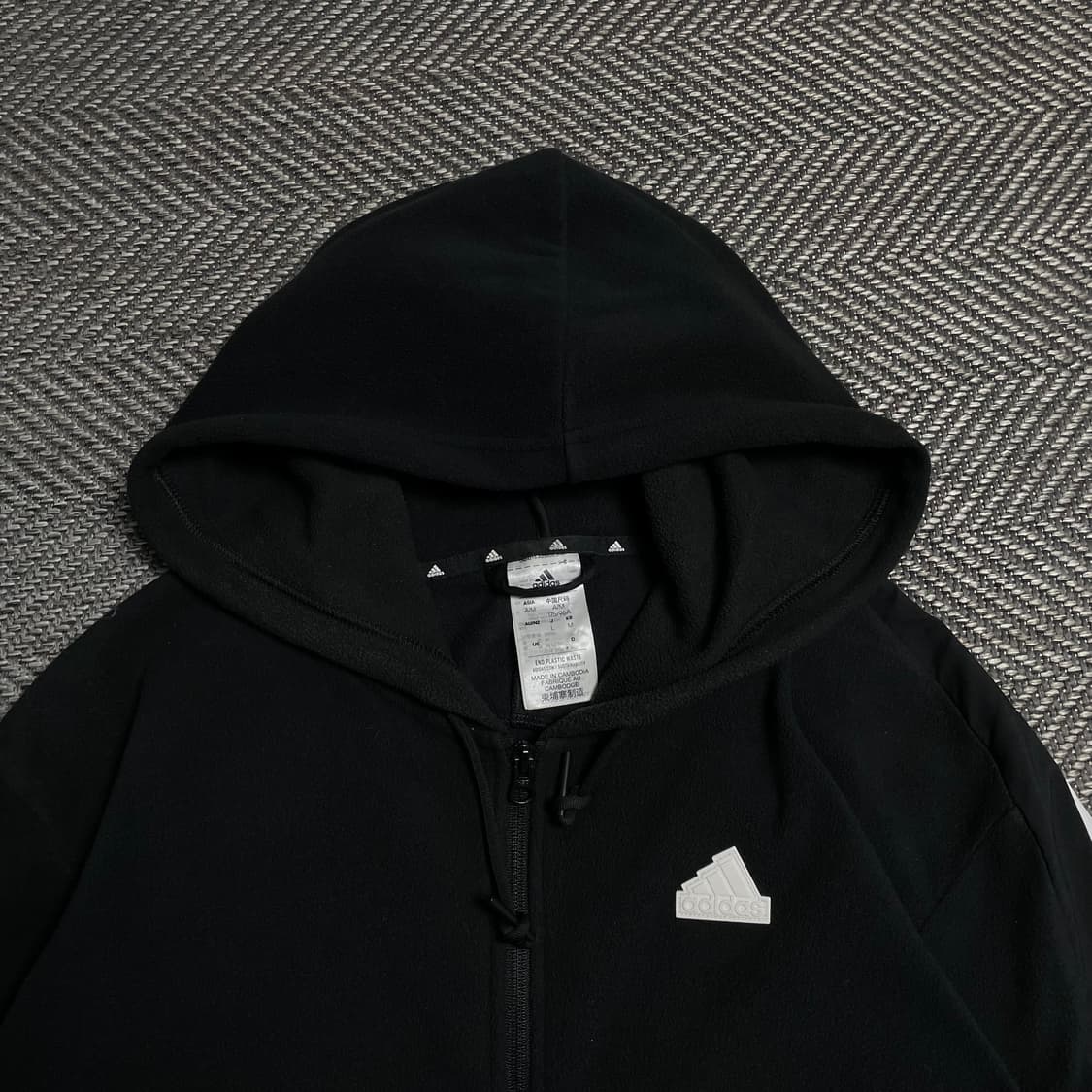 아디다스 신형 퓨쳐 아이콘 플리스 후드 집업o 5102 상품이미지4