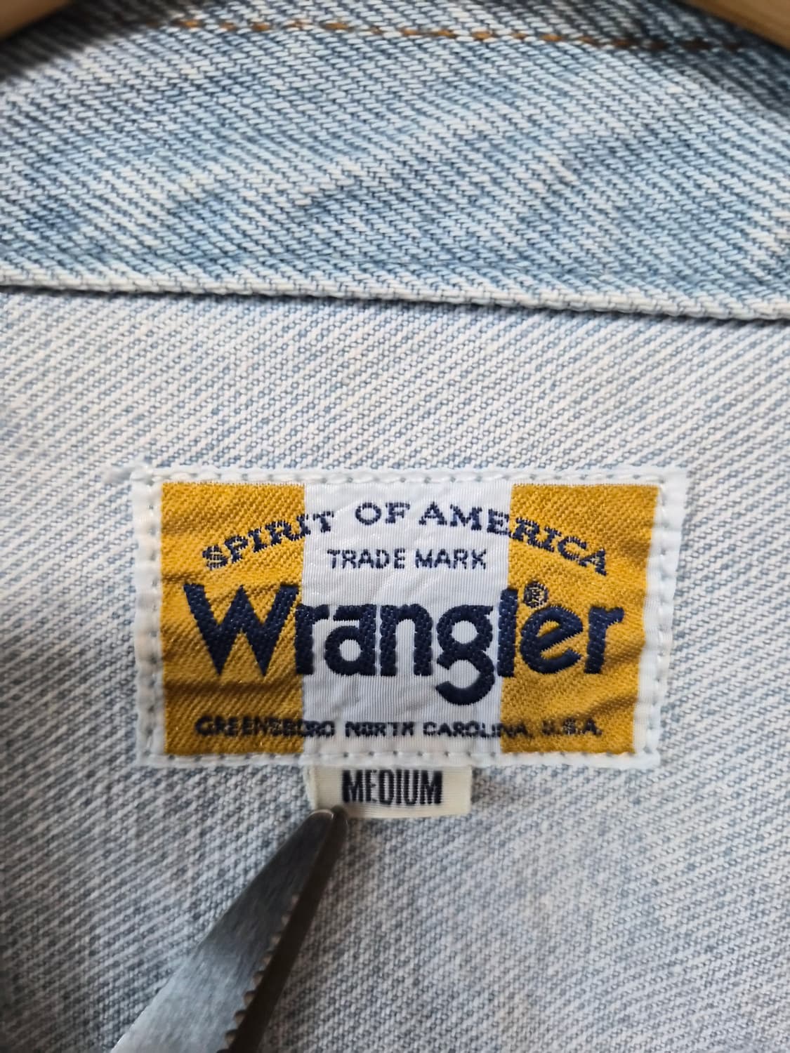 랭글러Wrangler 투포켓 데님 베스트 M - T193 상품이미지4