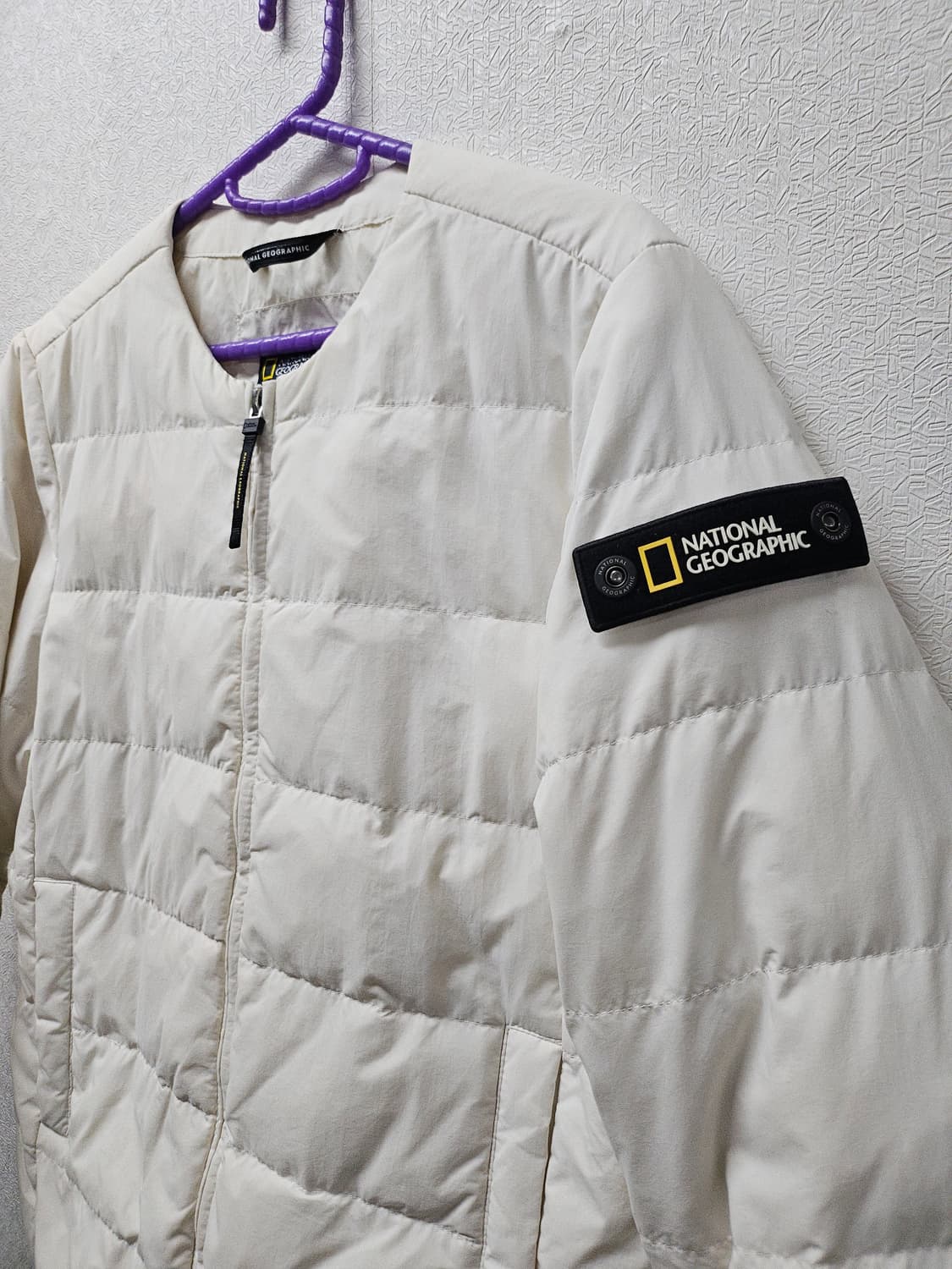 내셔널지오그래픽 아이보리  여성 경량패딩 S 90 상품이미지2