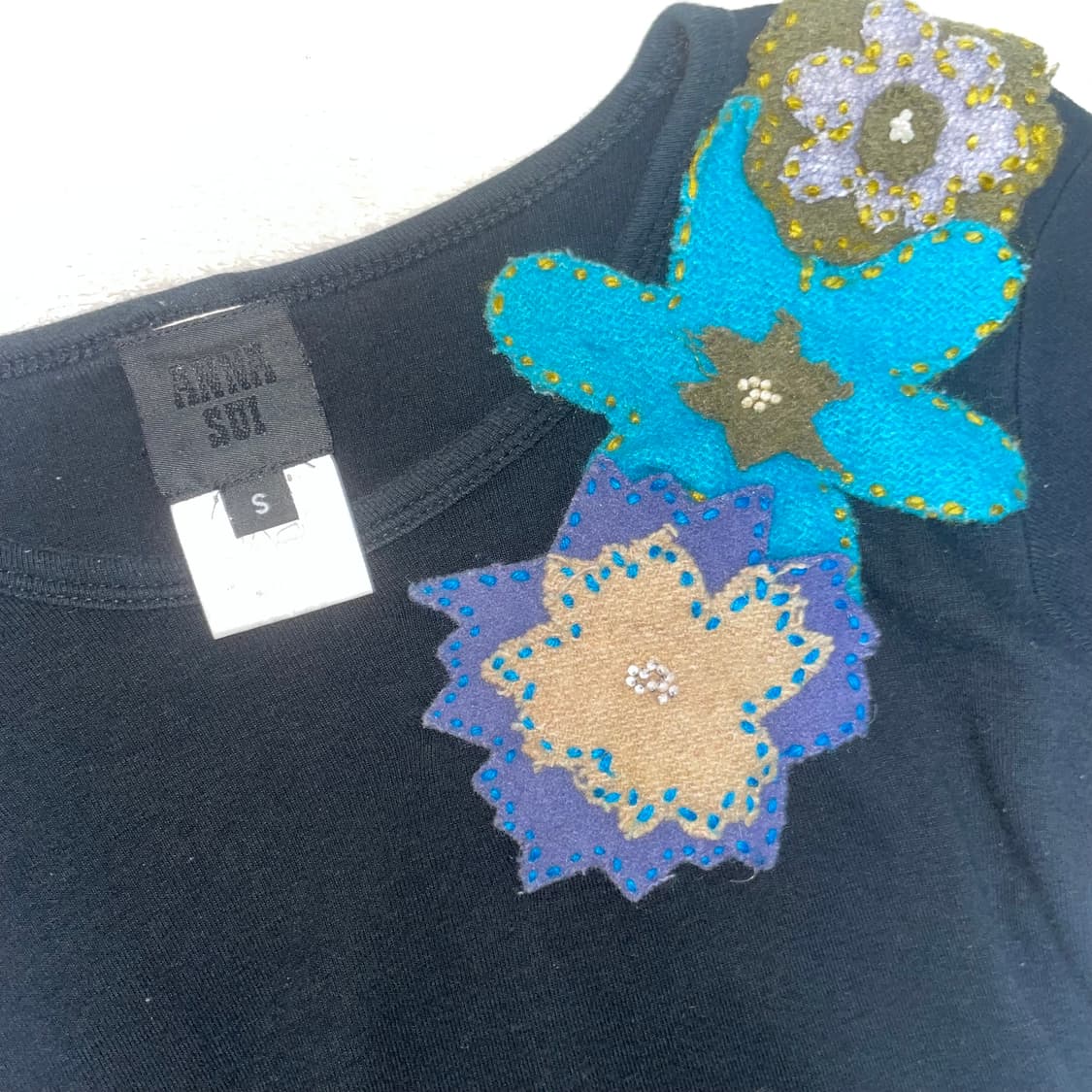 Anna sui 안나수이 플라워 티셔츠 상품이미지2