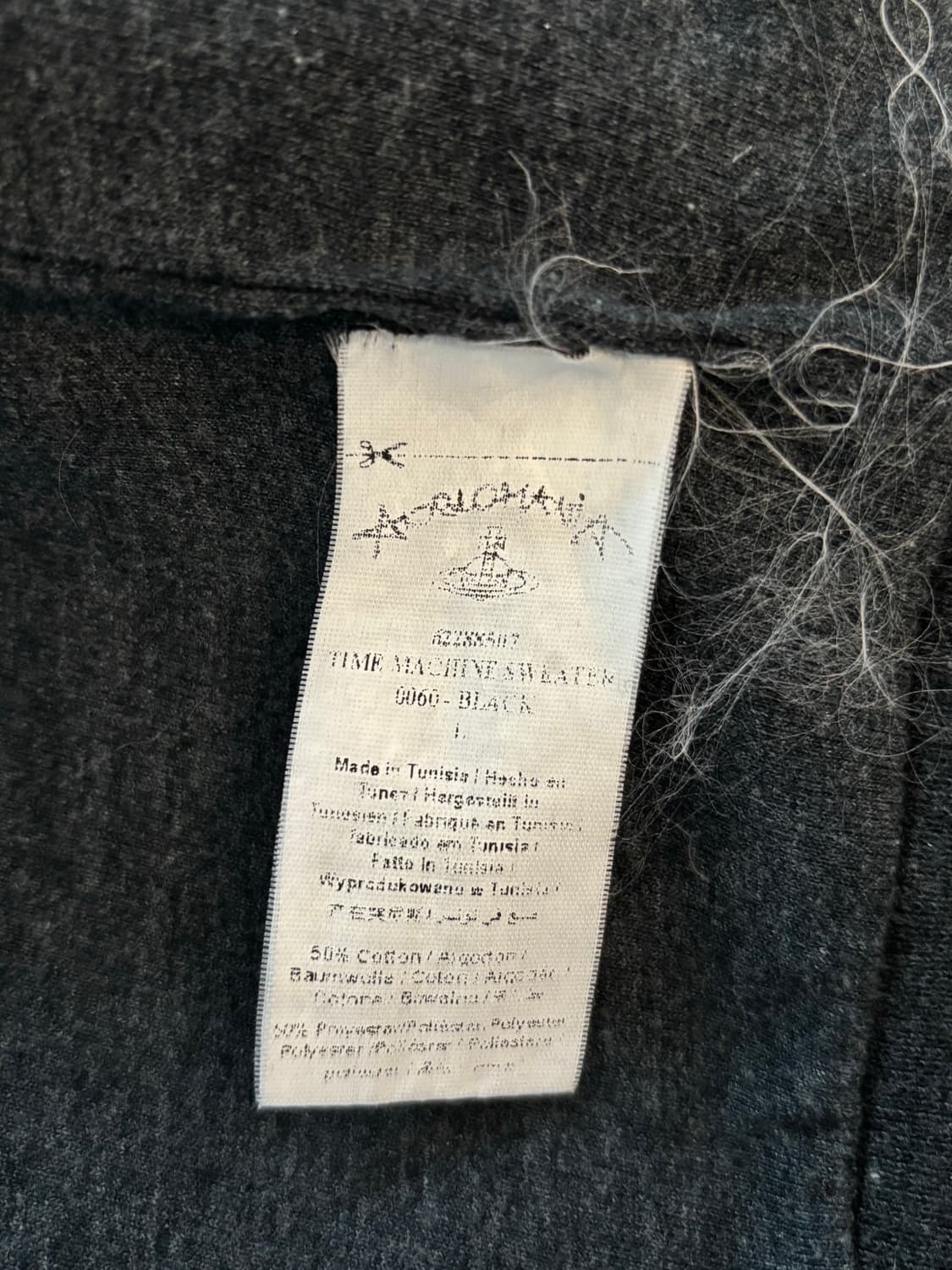 Vivienne Westwood 비비안웨스트우드 네이비 로고 후드 집업 상품이미지10