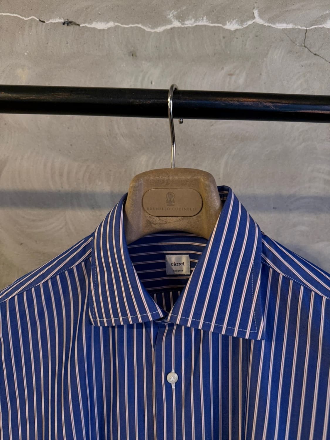 CARREL 스트라이프 드레스셔츠 남성100 상품이미지3