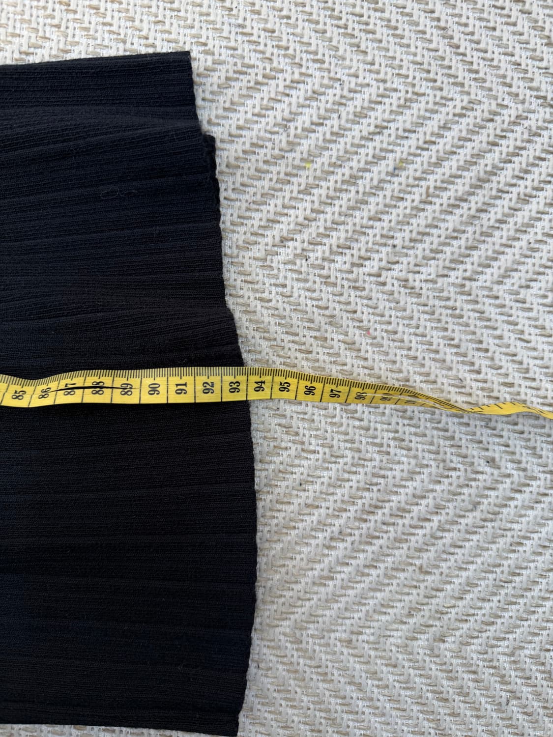 정품) 띠어리 여성 블랙 골지 니트 와이드 팬츠 M 상품이미지8