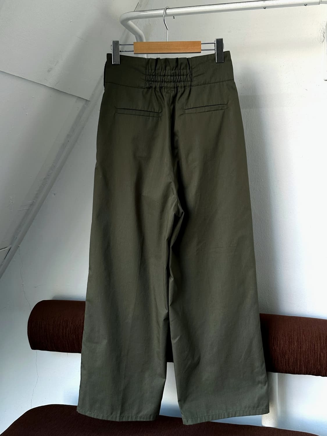 Wide design cotton poly pants 상품이미지5