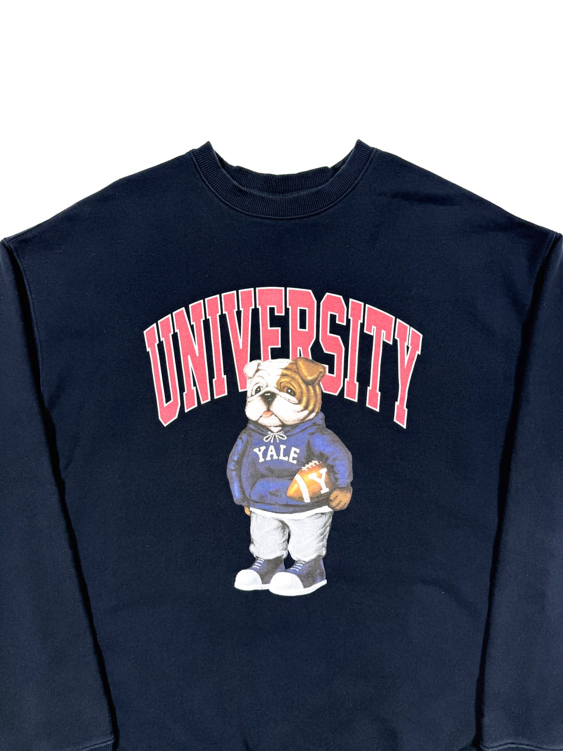 YALE 네이비 맨투맨 상품이미지2