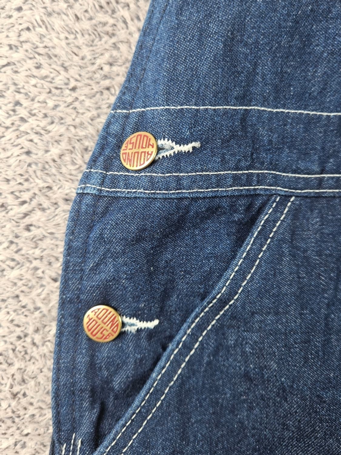 USA ROUND HOUSE 데님 오버롤 슈트 (40X34)/ 10925 상품이미지5