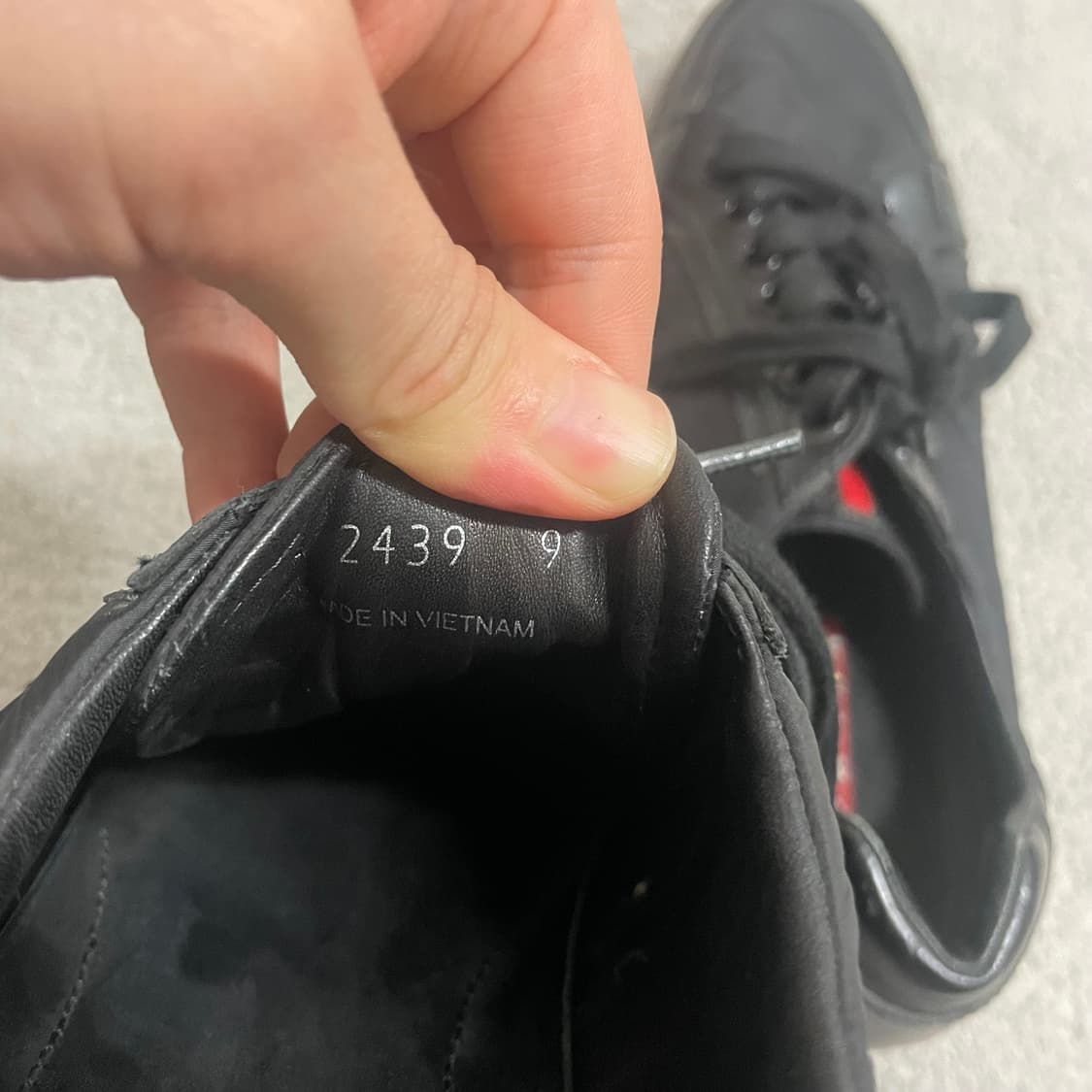 285) 프라다 스포츠 레더 나일론 트레이너 스니커즈 신발 상품이미지6