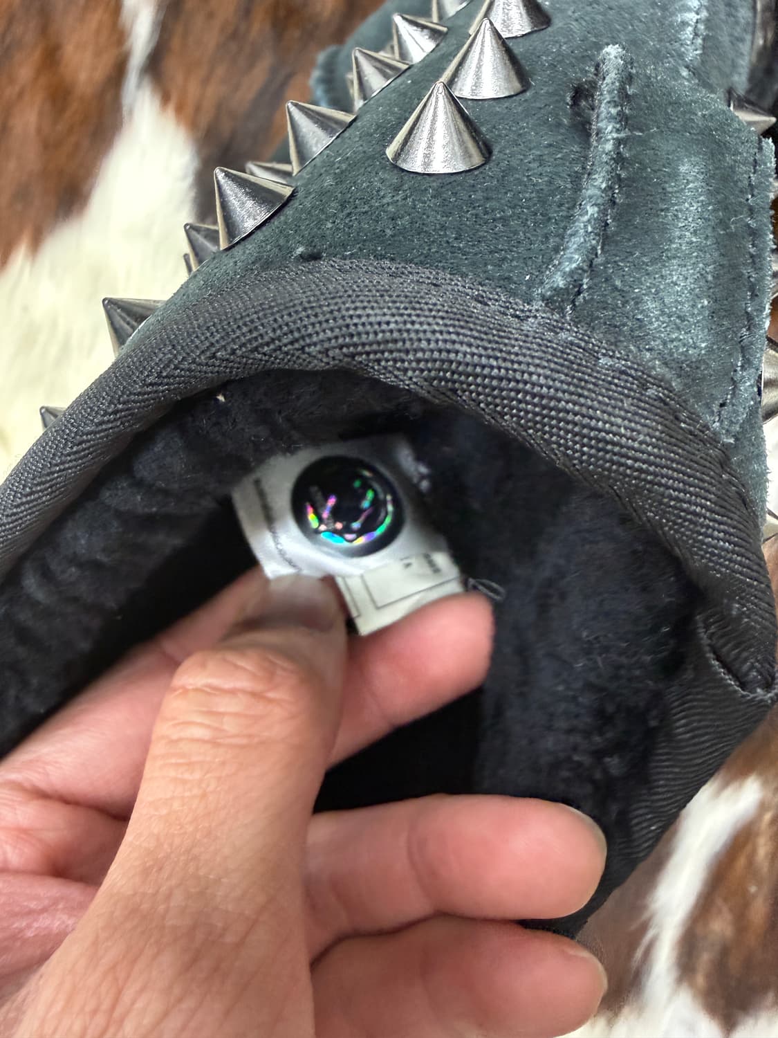 Australia Luxe Collective 스터드 스파이크 스웨이드 상품이미지5