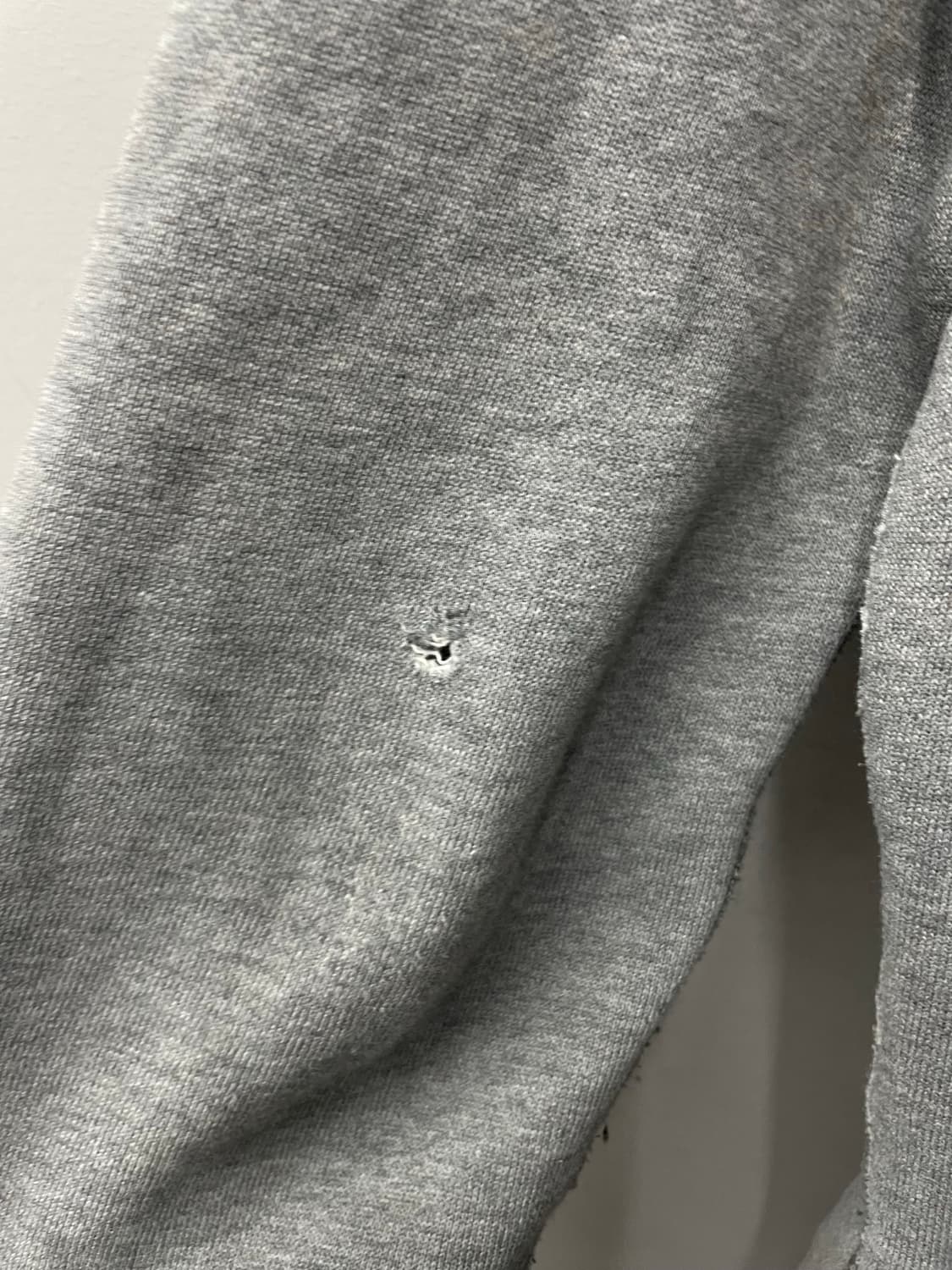 아베크롬비 앤 피치 차콜 그레이 양털안감 후드집업 H1248 상품이미지8