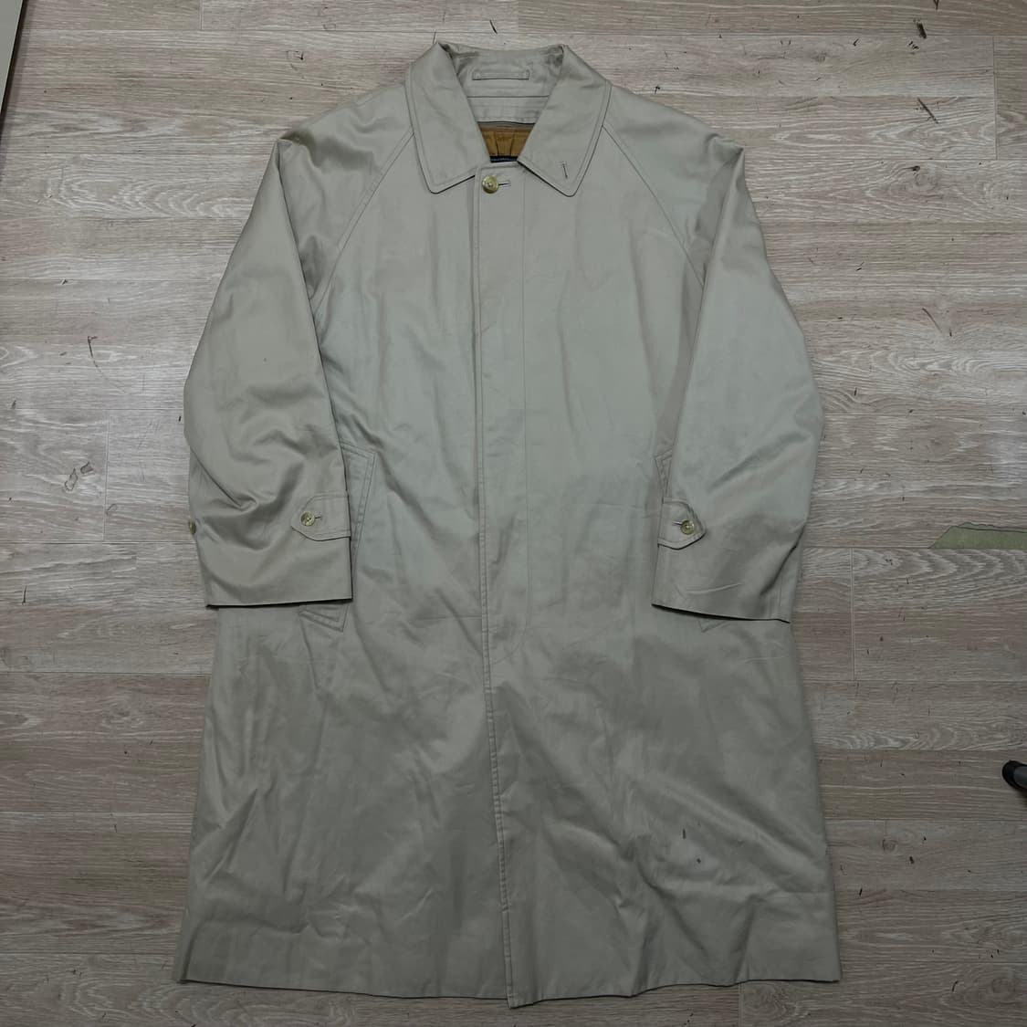 버버리 안감내피 싱글 트렌치 롱 맥코트 [베이지] L/100 상품이미지1