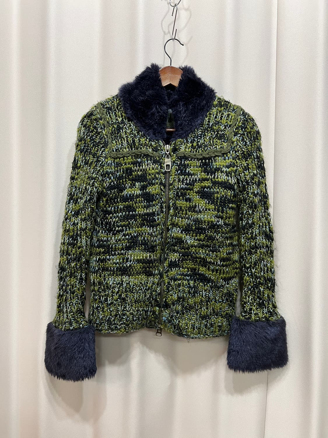 sixty 여성 투웨이 니트집업 자켓 상품이미지2