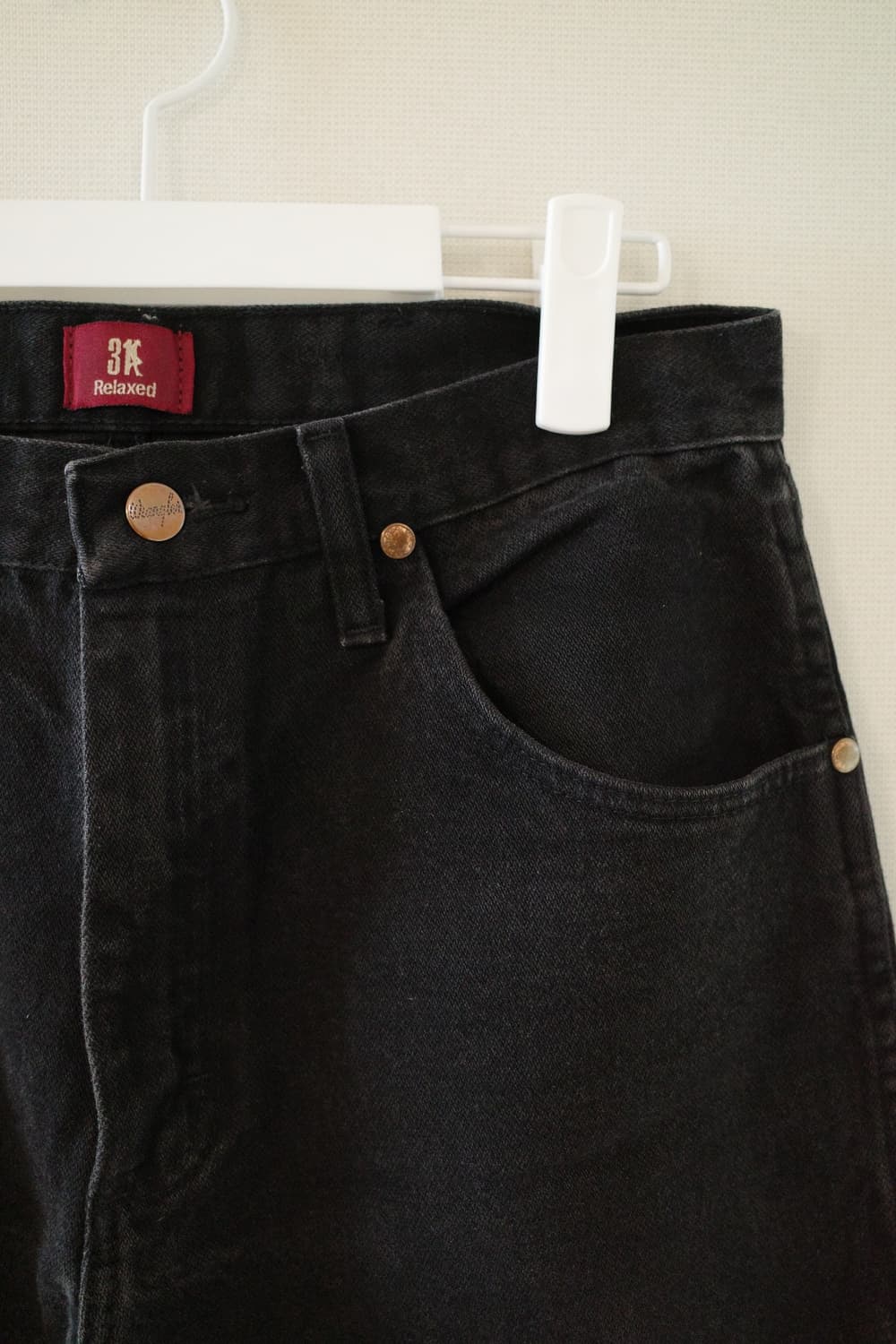 랭글러 블랙 데님팬츠 상품이미지3