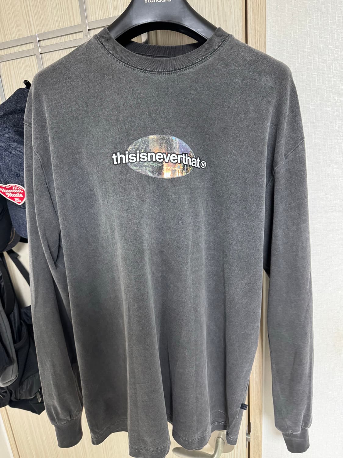 디스이즈네버댓 오버다이드 Rocket 탑 차콜 상품이미지1