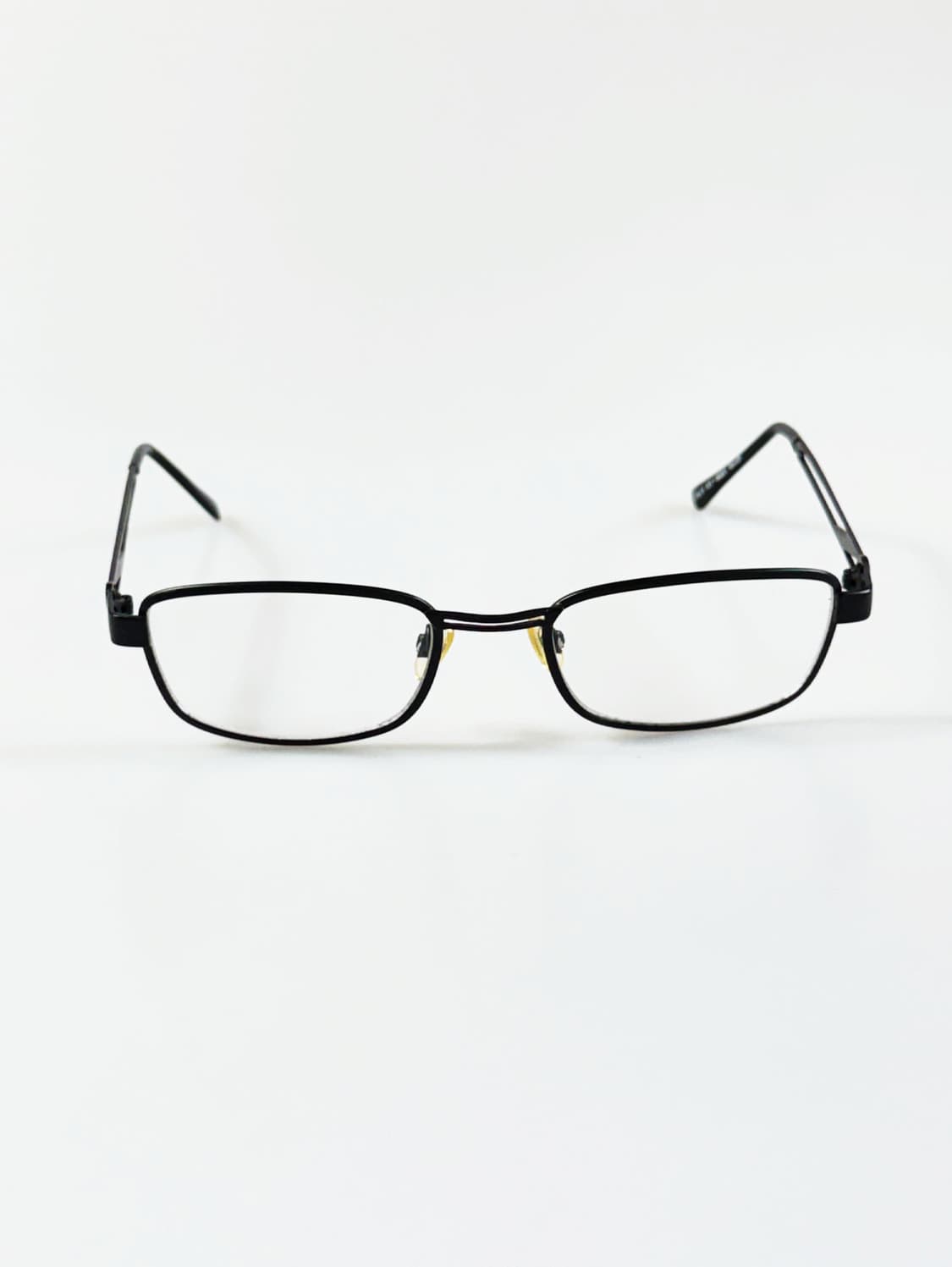 90s STATE 블랙 슬림 스퀘어 메탈 빈티지 안경 상품이미지2