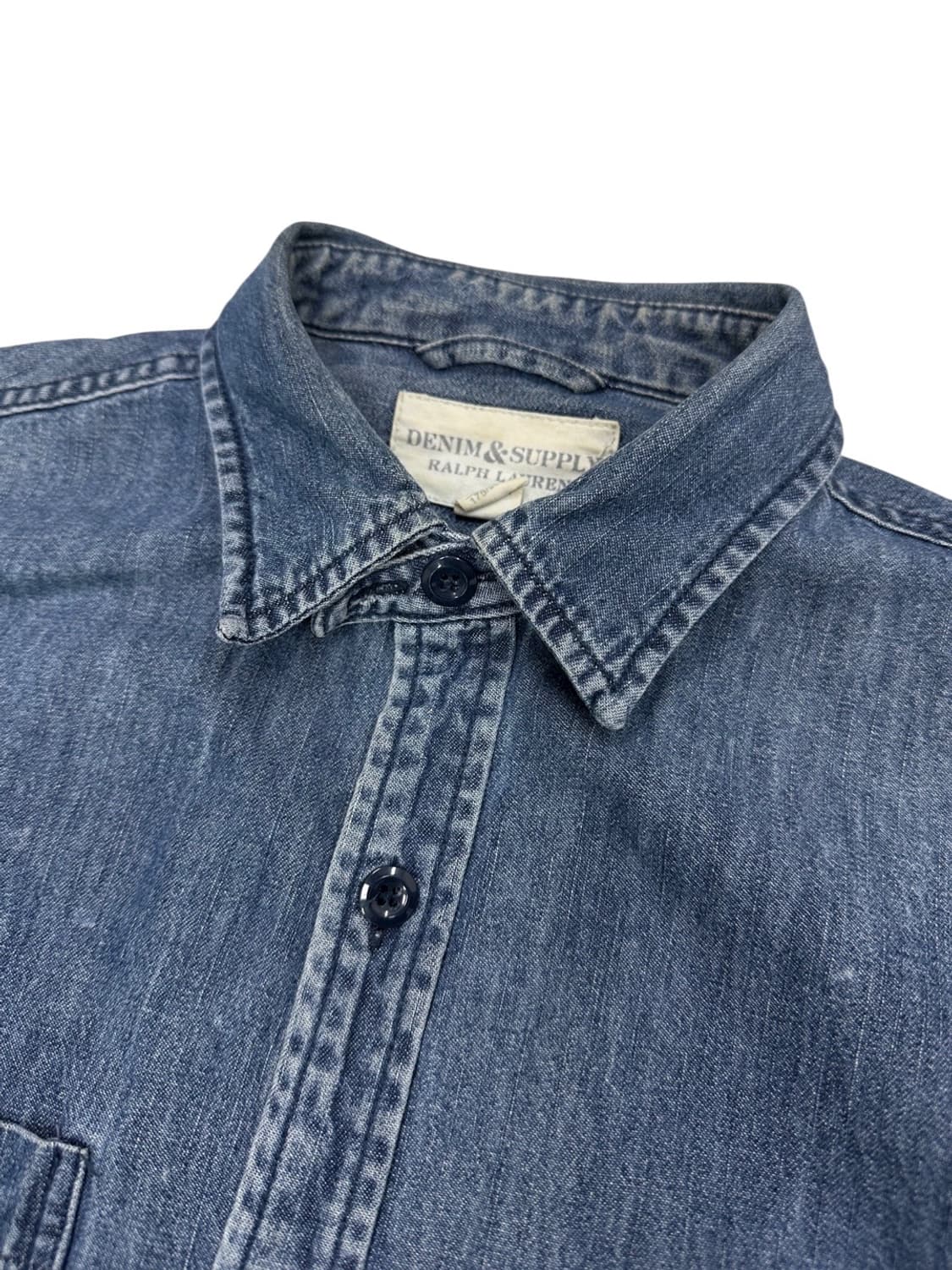 데님앤서플라이 샴브레이 셔츠 (M)  상품이미지3