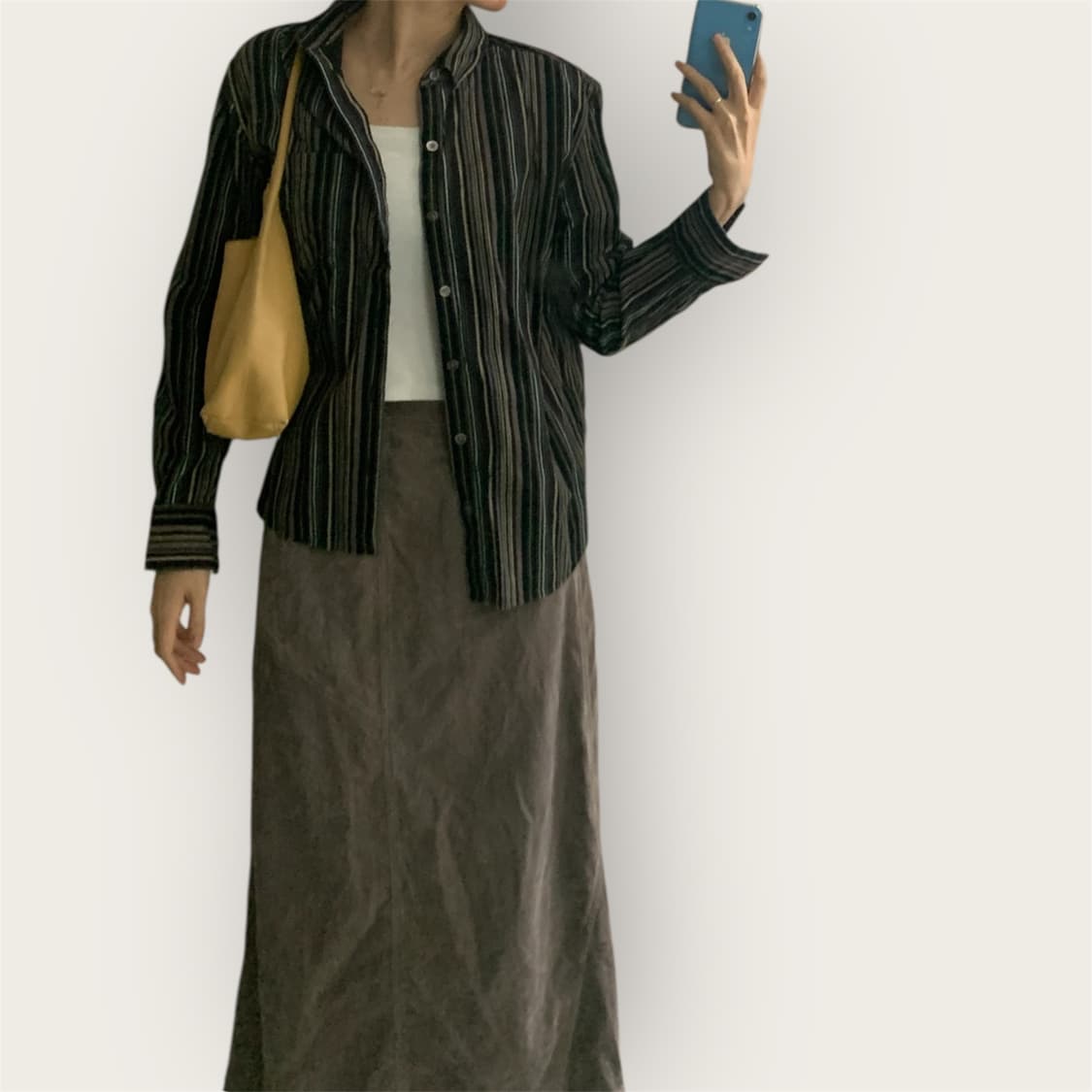 애쉬퍼플 롱 스커트 상품이미지2