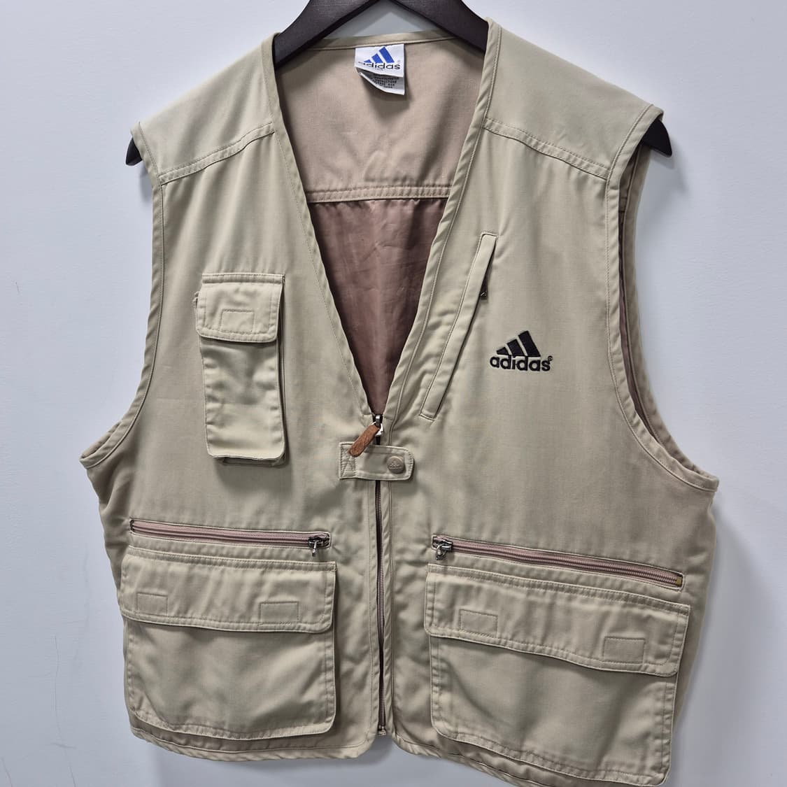 아디다스 00's 빈티지 베이지 멀티포켓 베스트 100 상품이미지1