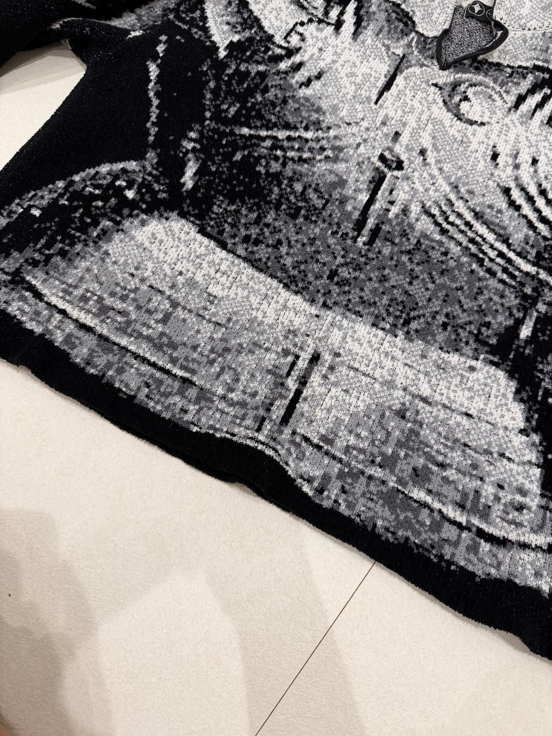 떠그클럽 워리어 니트집업 3사이즈 상품이미지3