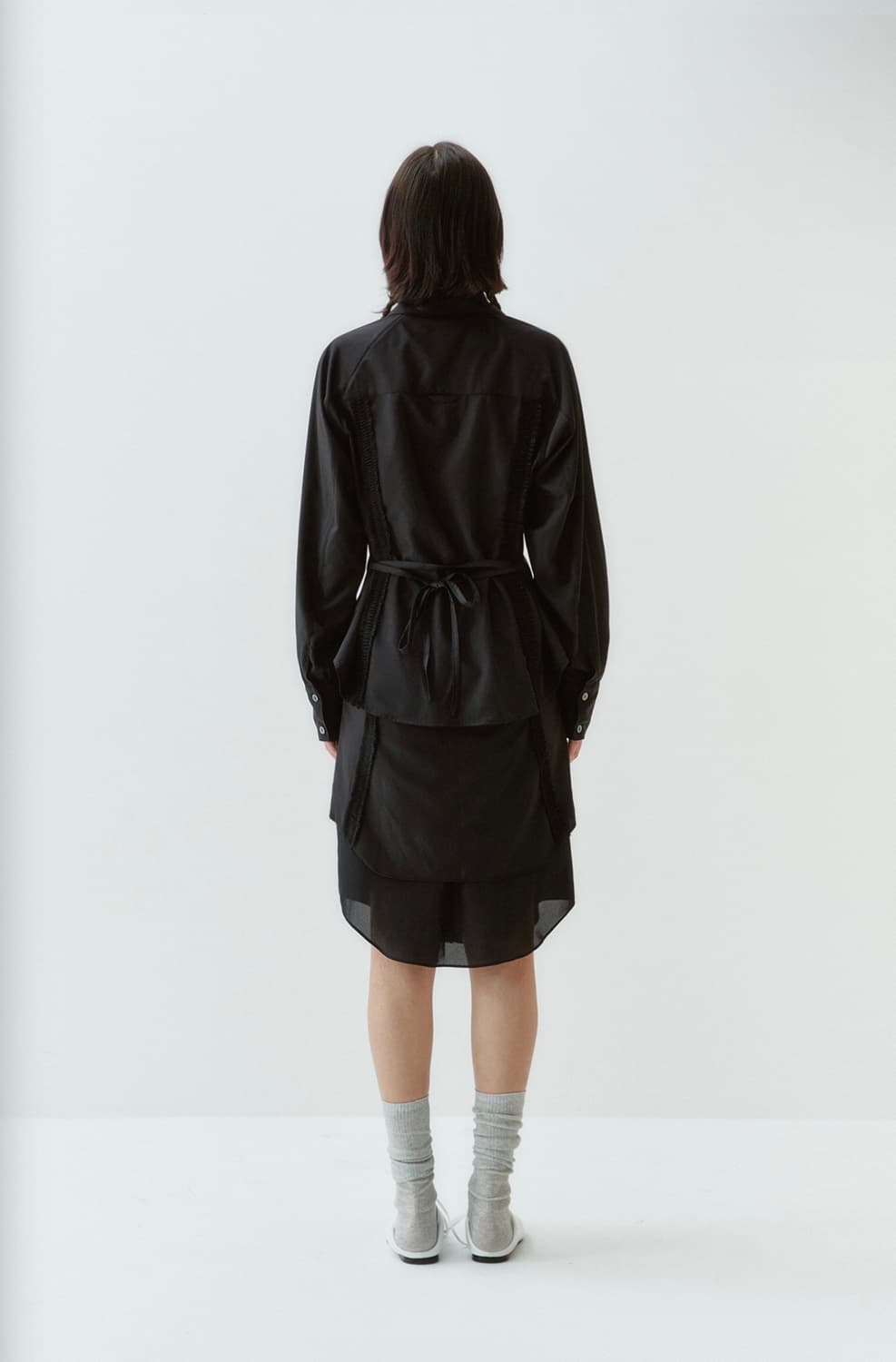 김미더영 새틴 블라우스 상품이미지2