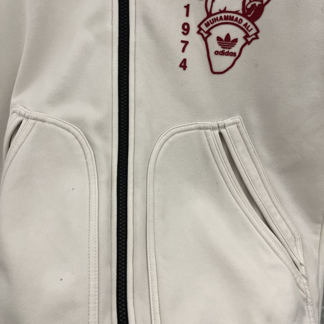 아디다스 희귀 빈티지 무하마드 알리 져지 집업 XS C11019 상품이미지9