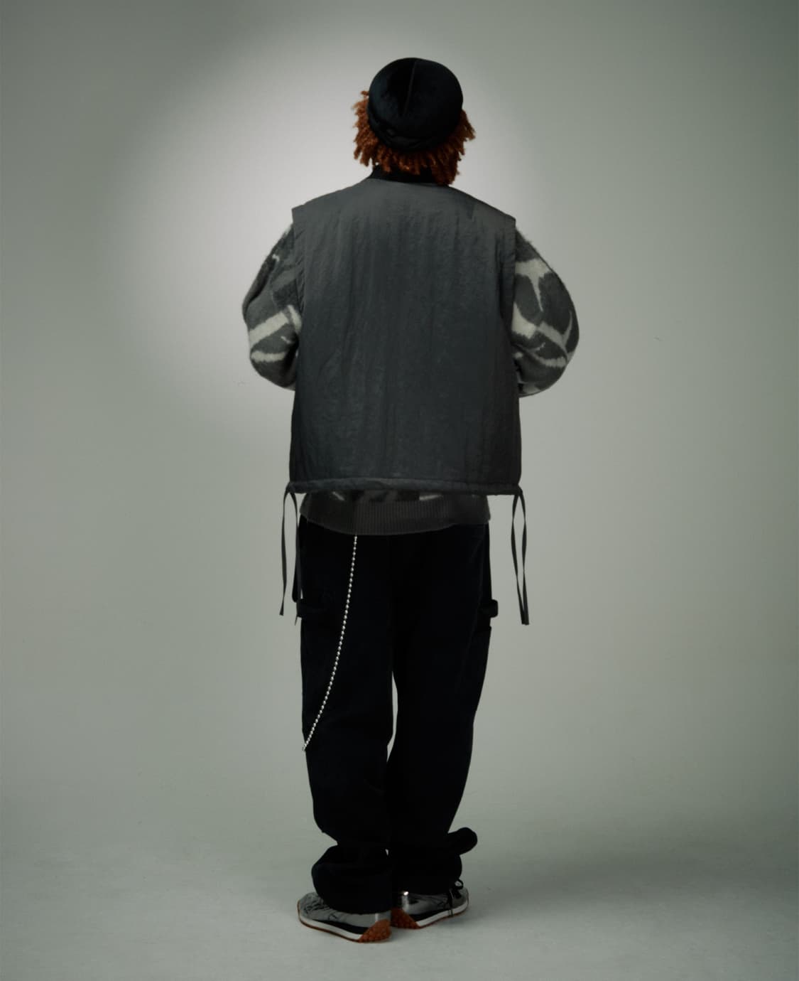 홀리선(Horlisun) 인세인 가라지 패디드 베스트 블랙 상품이미지2