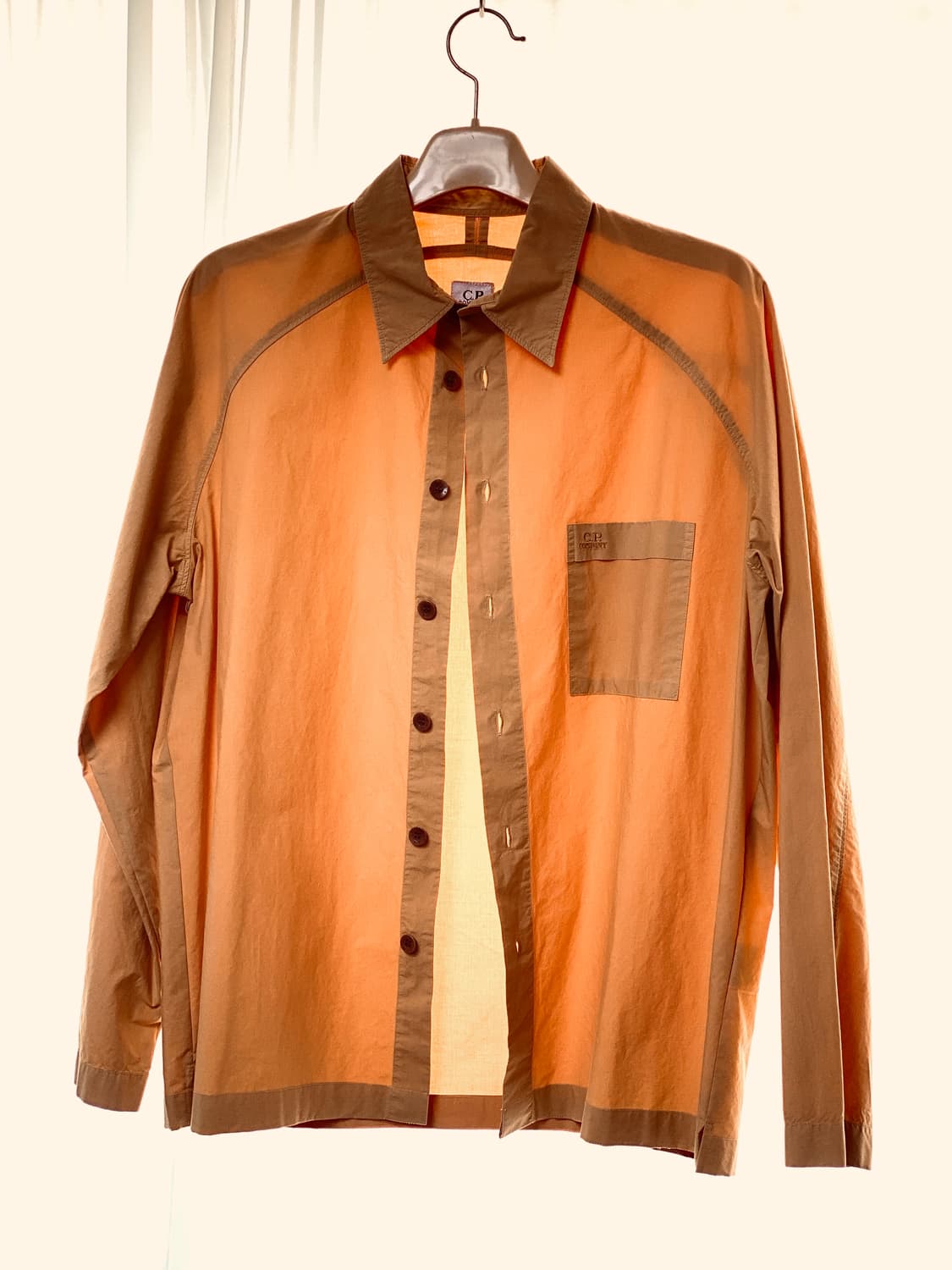 C.P. Company 긴팔 포켓 남방 셔츠 담황색 105 XL 상품이미지5