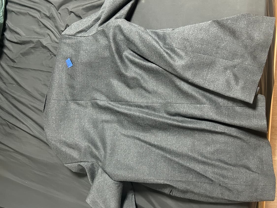 자라 x 아더에러 오버사이즈 울 블레이저 다크 그레이 상품이미지6