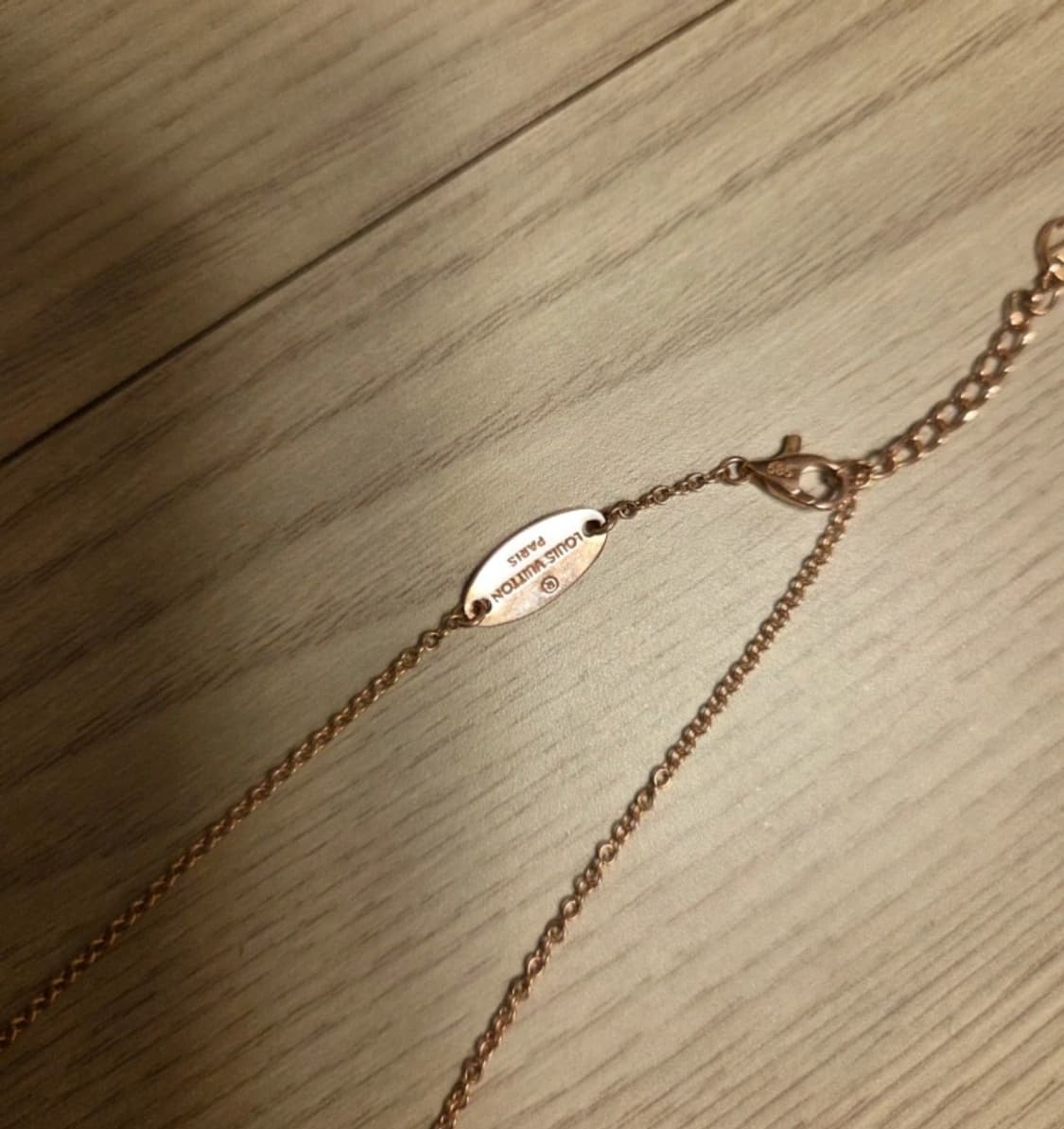 루이비통 로즈골드14k 금함량5.15g   목걸이(새제품.미착용) 상품이미지3