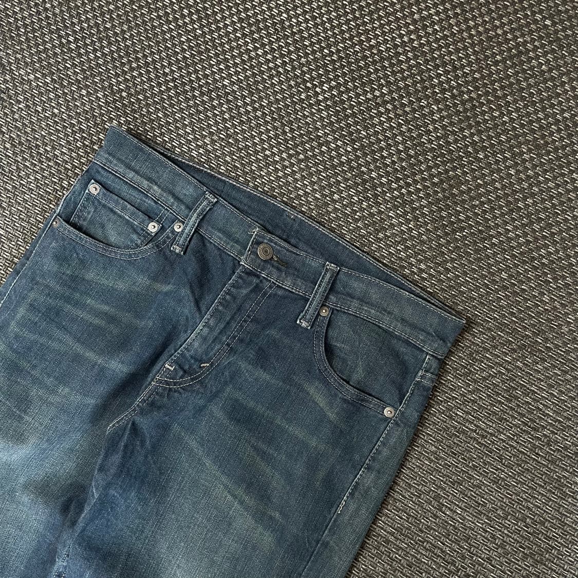 (30) 리바이스 511 워싱 블루 데님 팬츠 상품이미지3